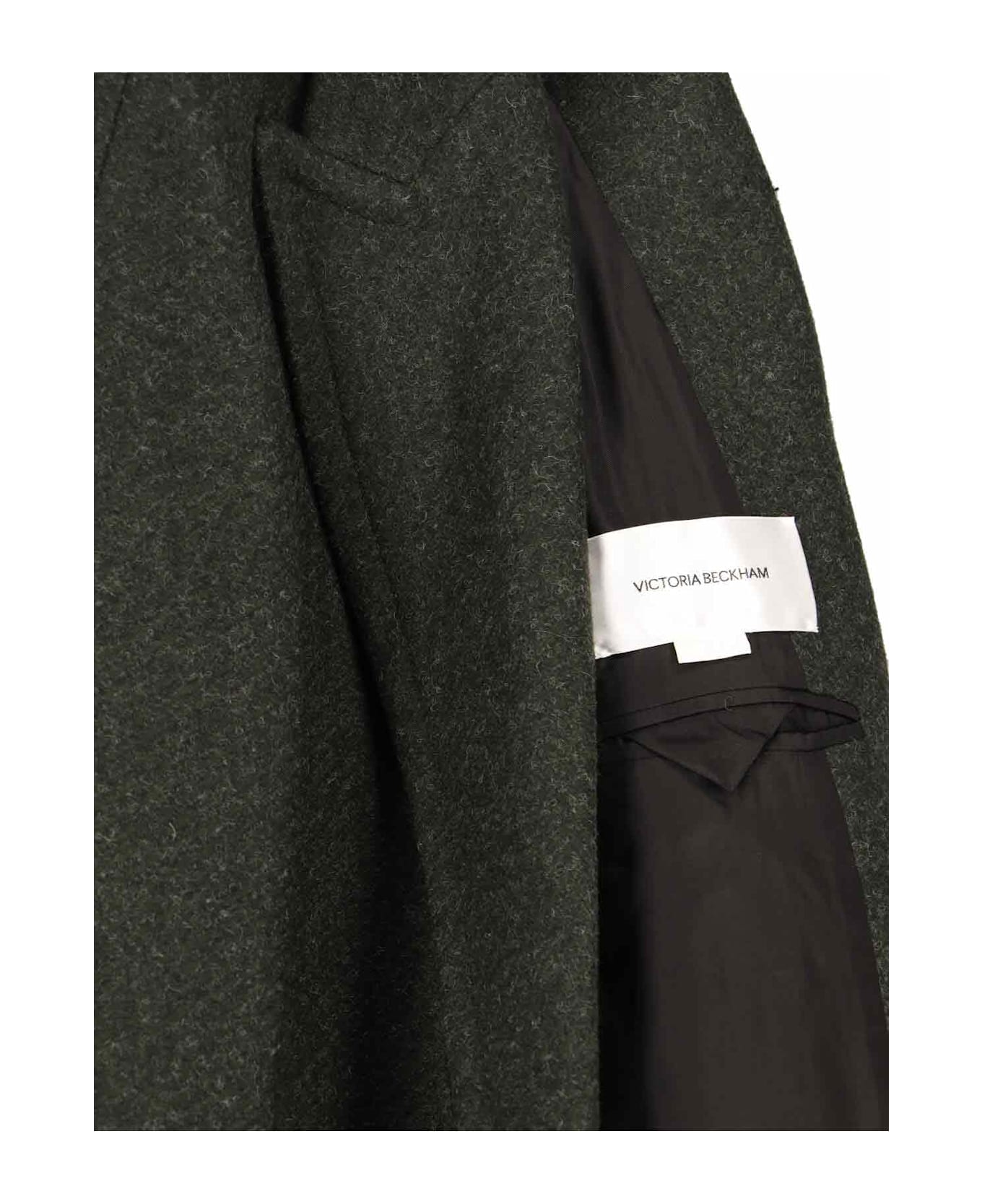 Victoria Beckham Wool Coat - Green