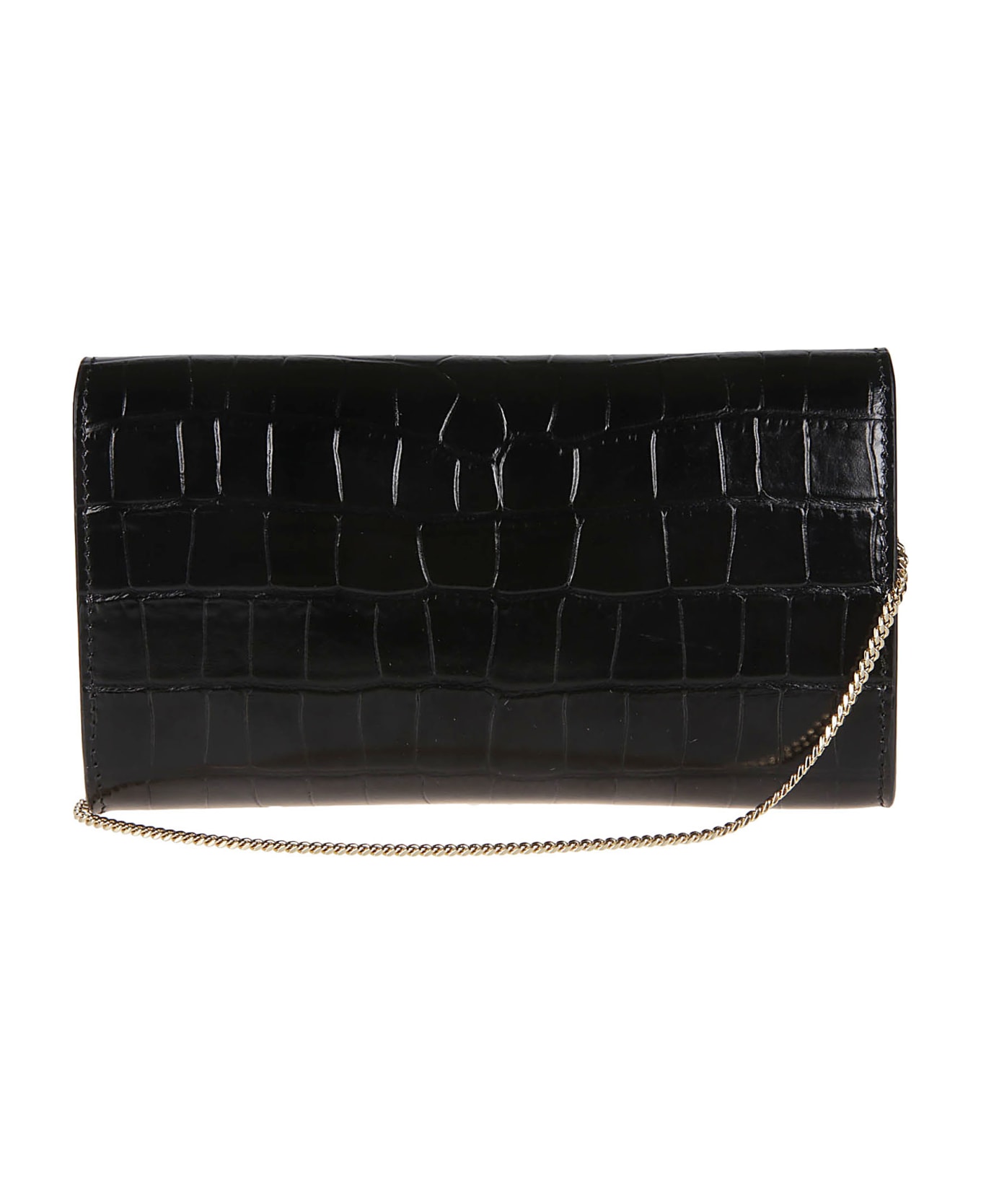 Victoria Beckham Wallet On Chain Bag - BLACK クラッチバッグ
