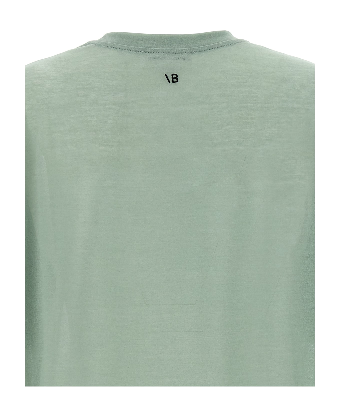 Victoria Beckham Logo Embroidery T-shirt - Green