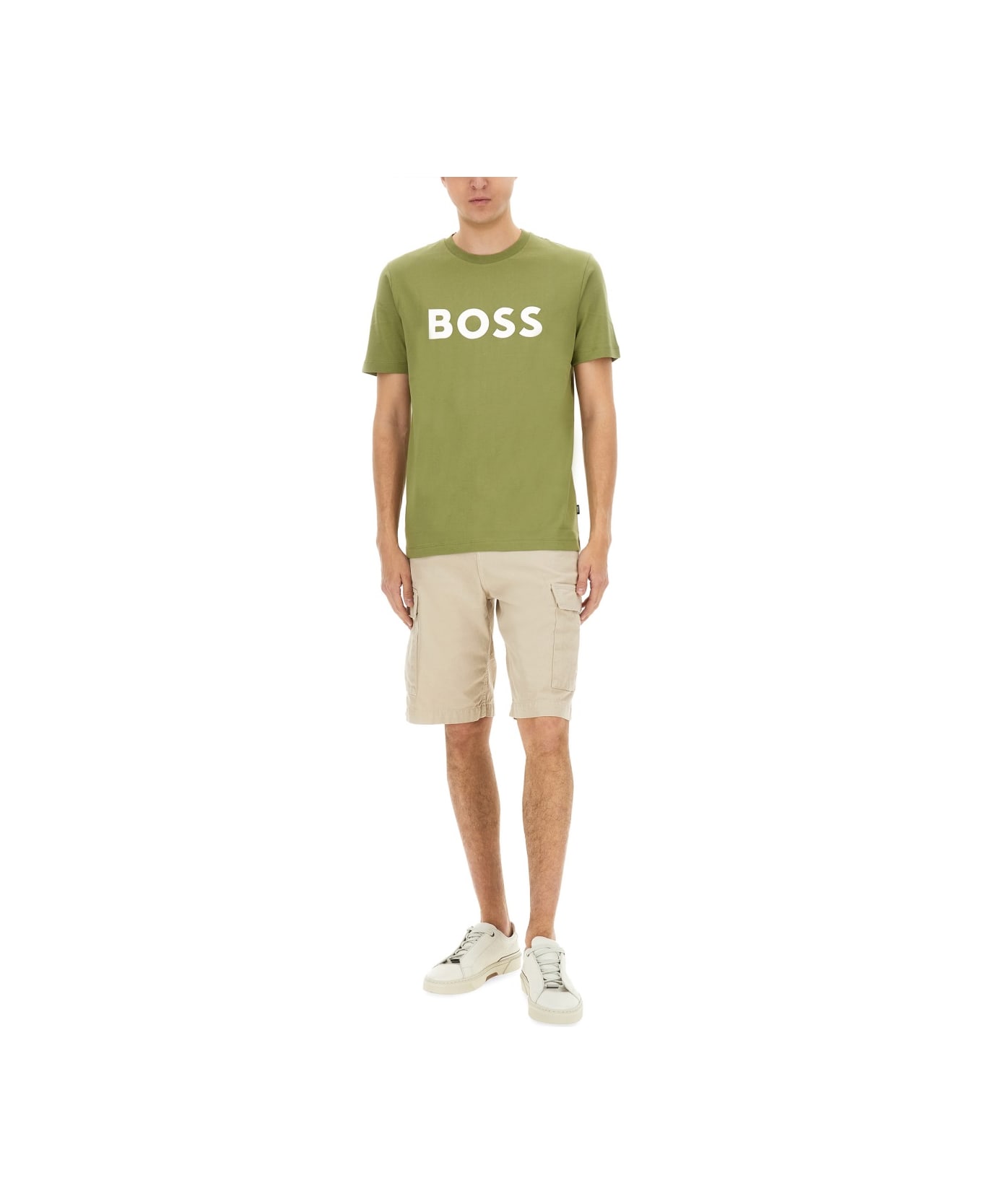 Hugo Boss T-shirt "tiburt" - GREEN