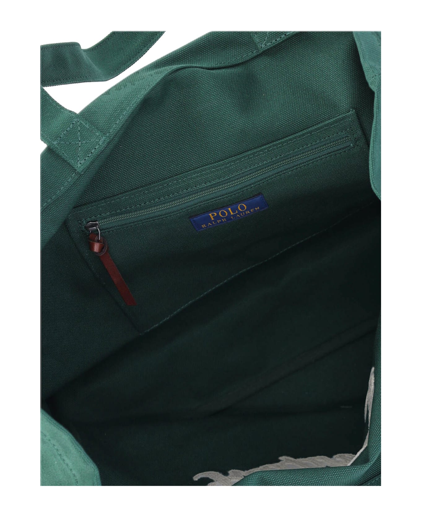 Polo Ralph Lauren Logo Tote Bag - Green