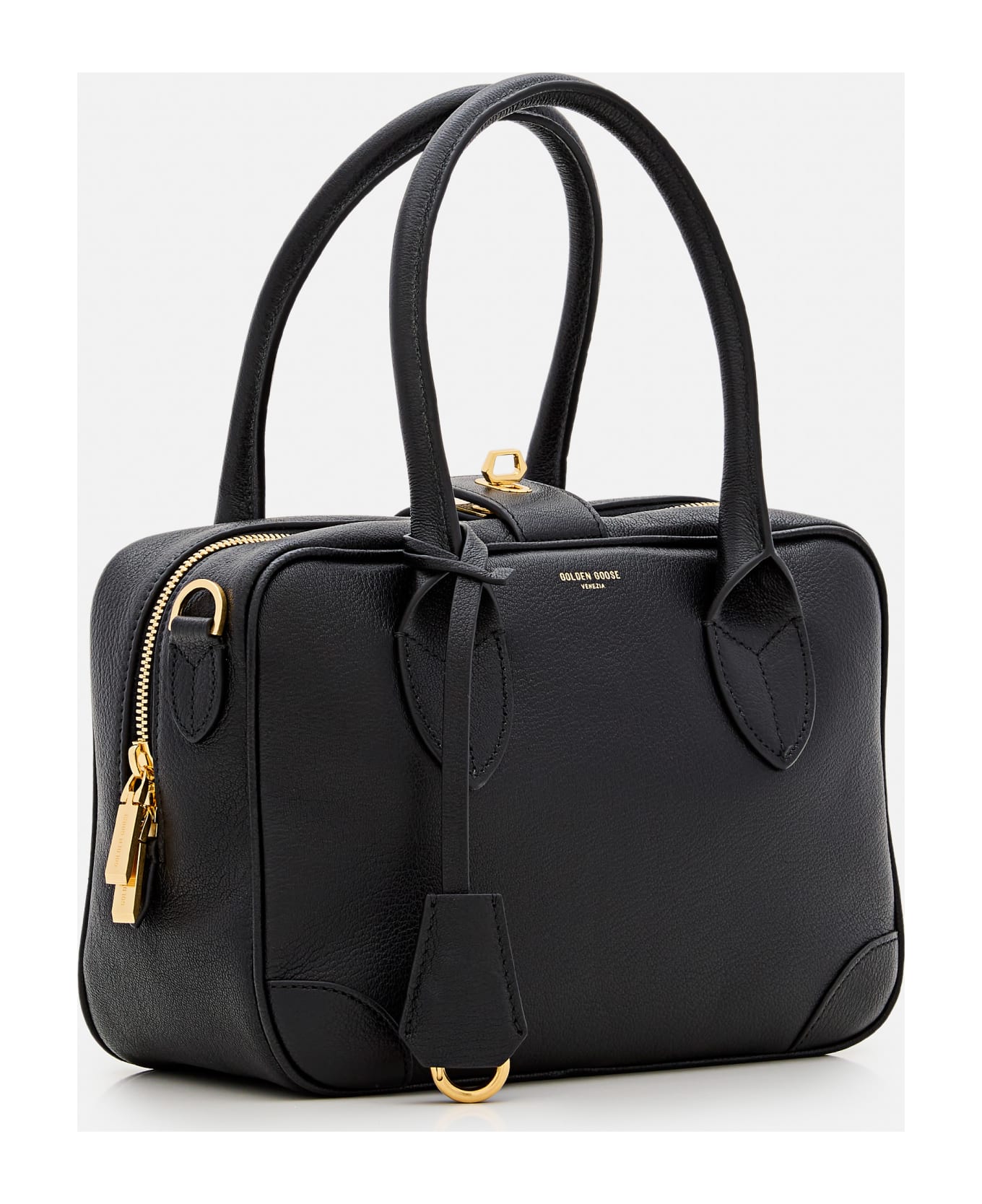 Golden Goose Vita Leather Handbag - Black