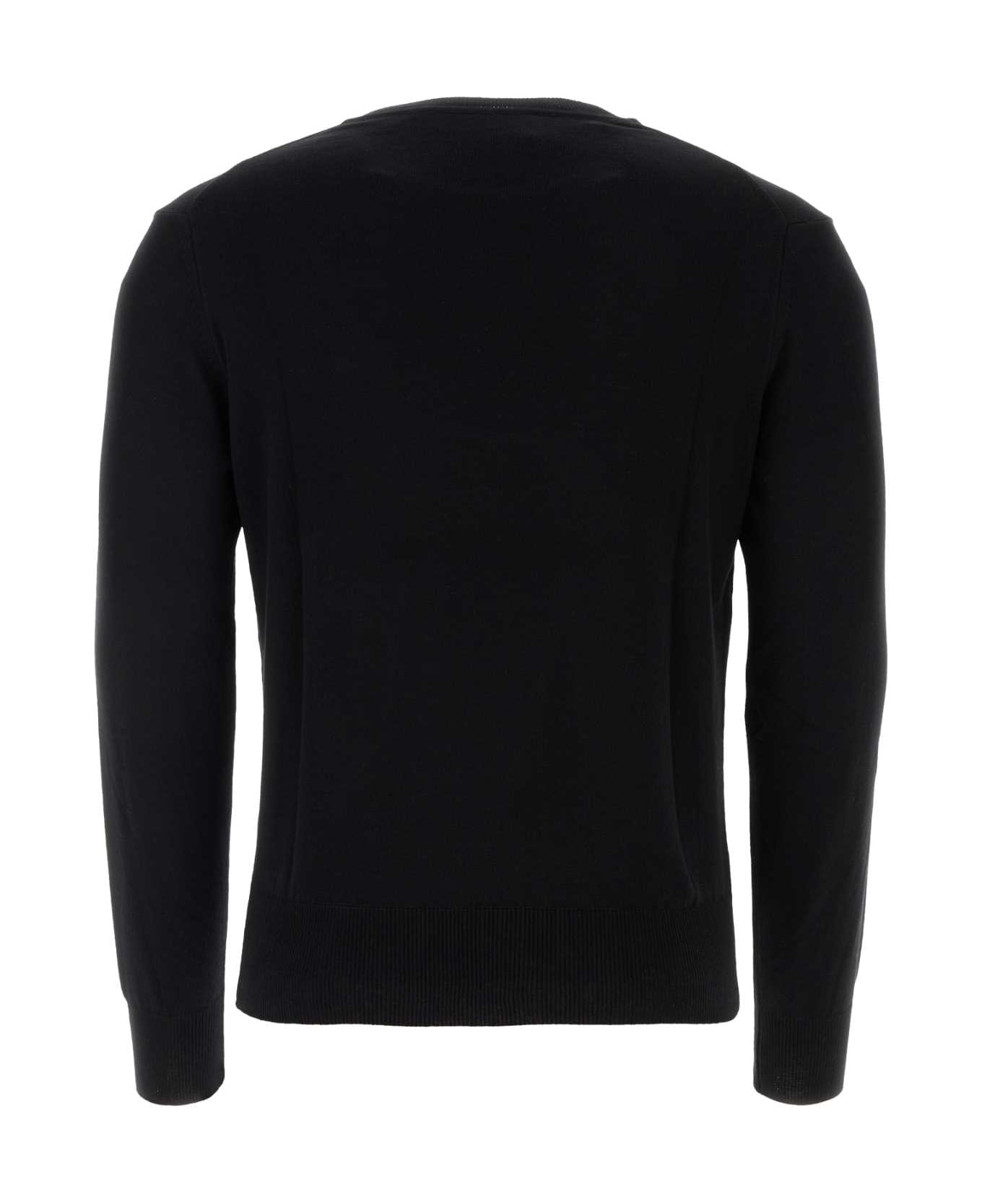 Vivienne Westwood Black Cotton Blend Sweater - Black