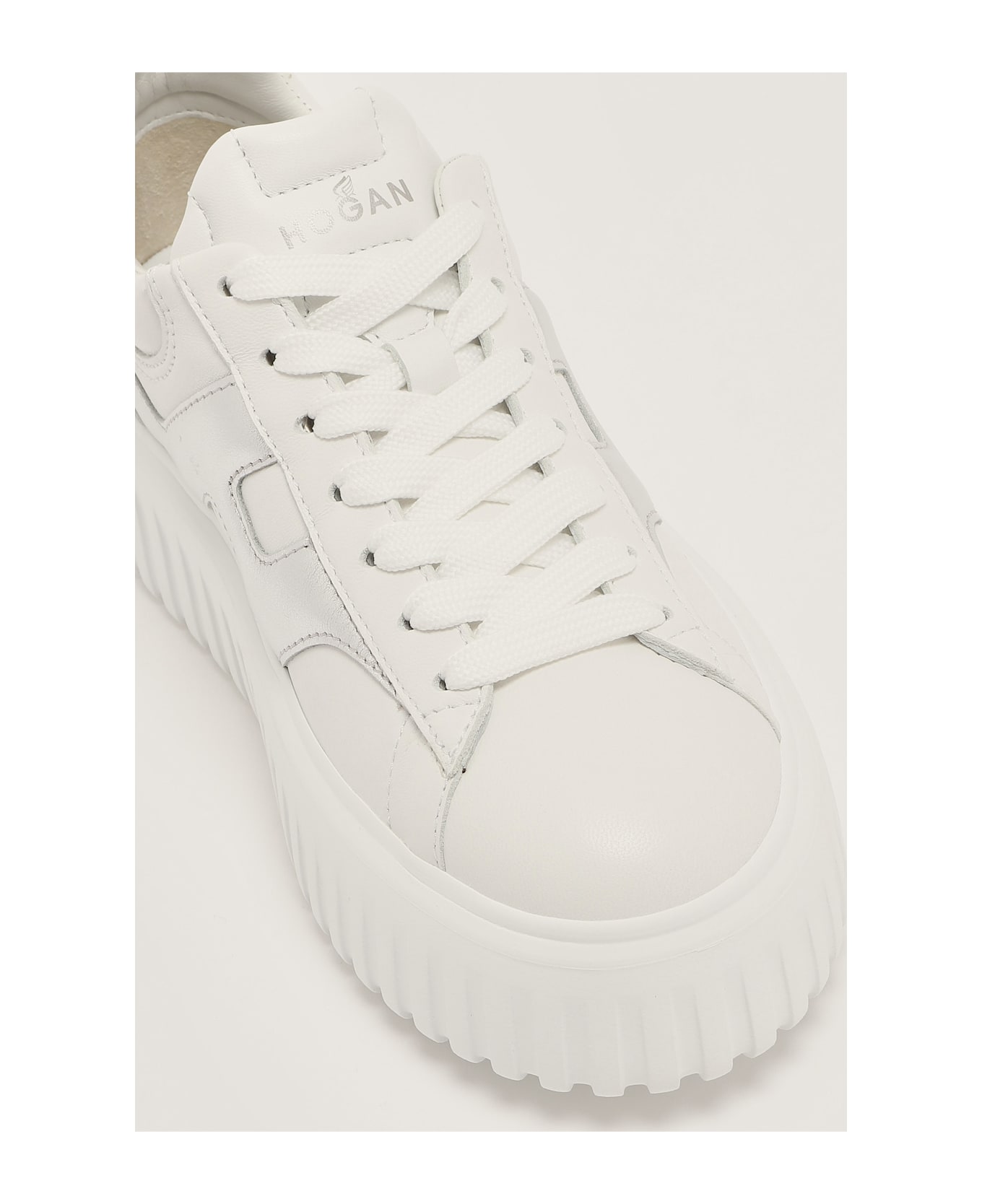 Hogan H Stripes H Spezzata Sneaker - BIANCO-ARGENTO