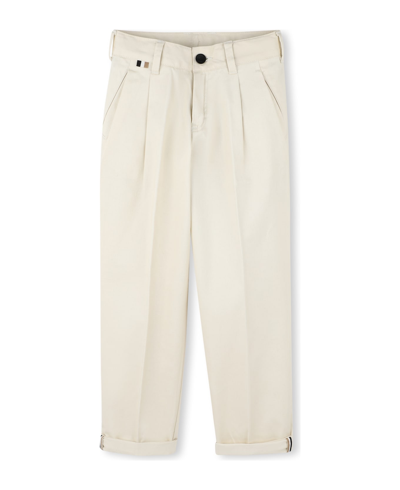 Hugo Boss Pantaloni Con Piega - Beige