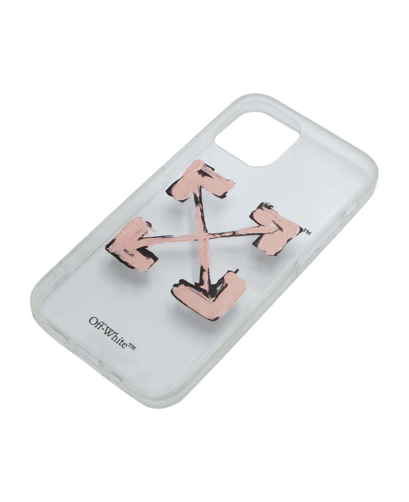 Off-White Printed Iphone 12 Mini Case - Transparent デジタルアクセサリー
