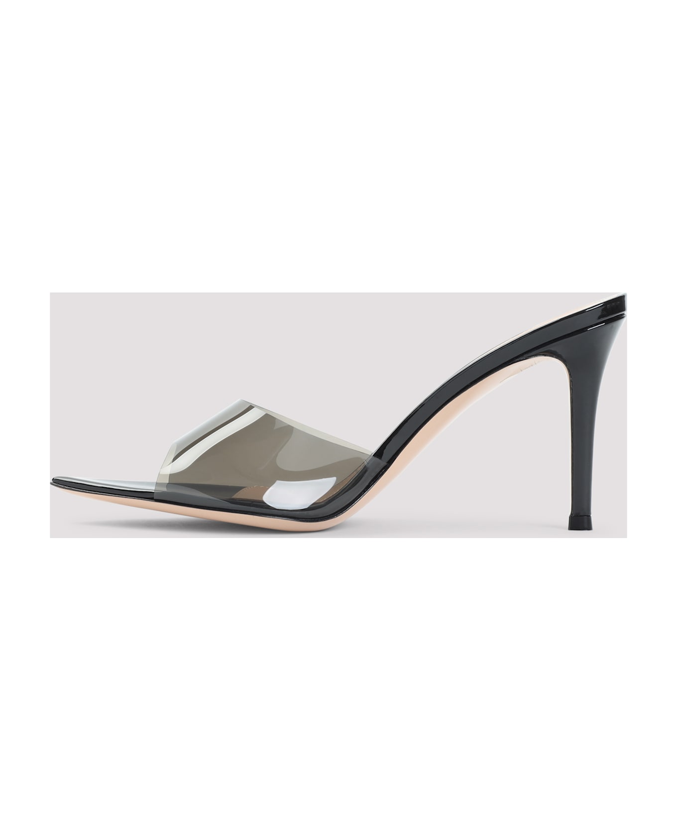 Gianvito Rossi Elle 85 Mules - Fune Fume Black