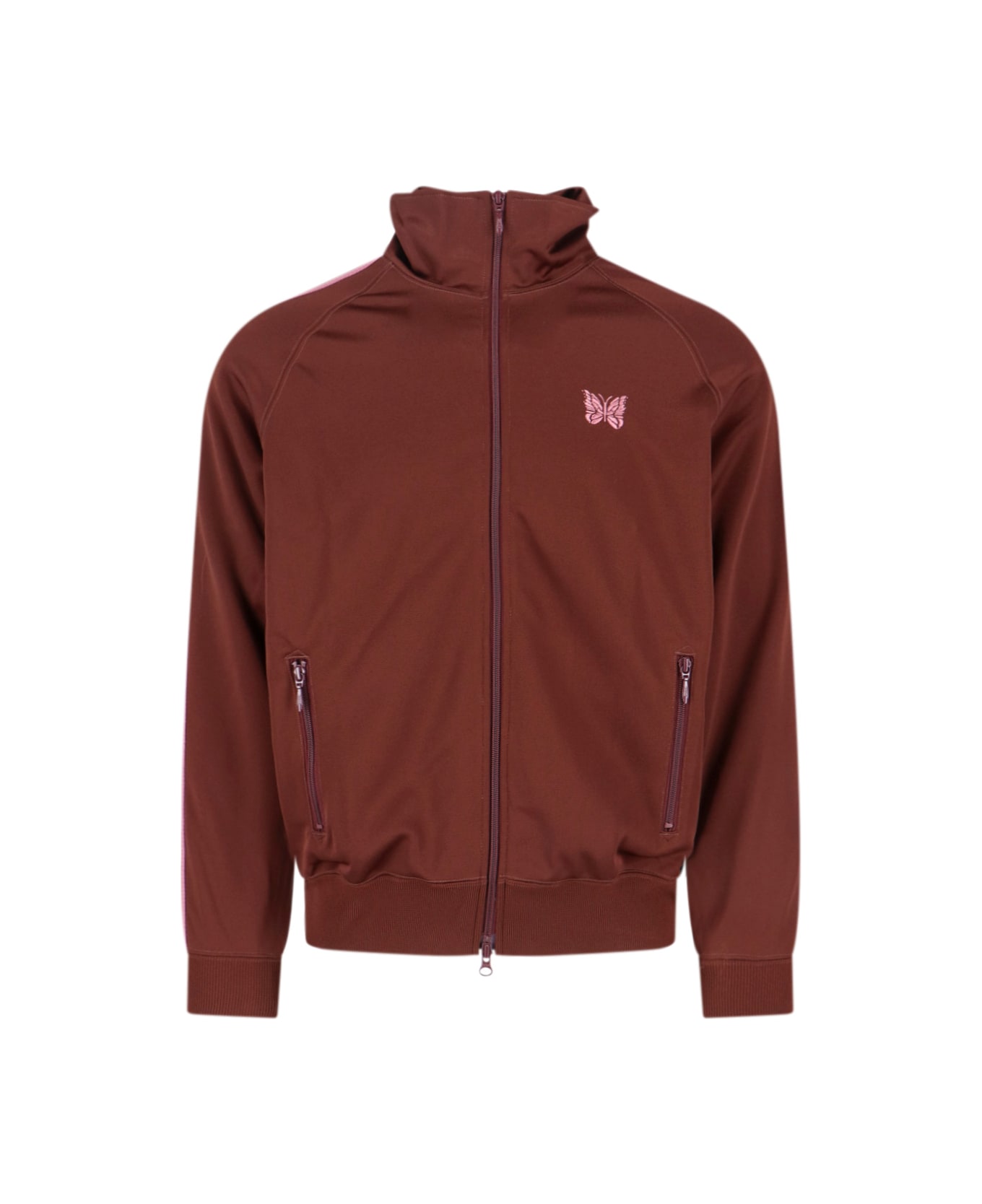 Needles Logo Sporty Jacket - Brown