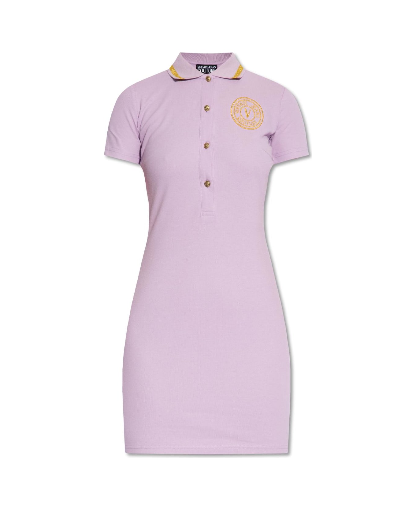 Versace Jeans Couture Polo Dress - Purple ポロシャツ