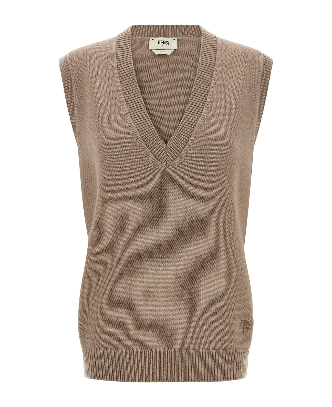 Fendi Cashmere Vest - Beige