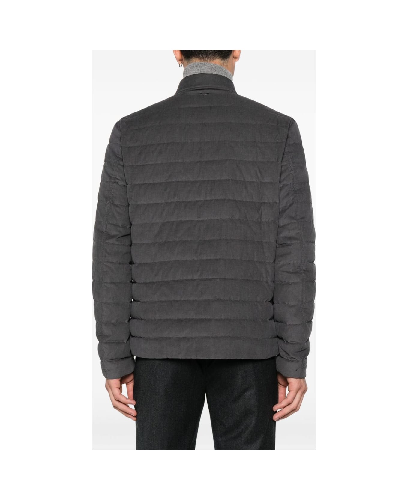 Herno Quilted Down Jacket - Grey