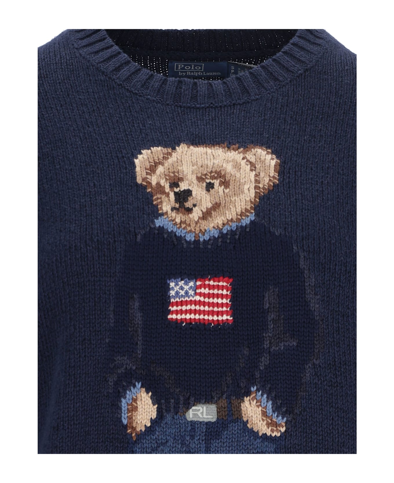 Ralph Lauren 
polo Bear
 Sweater - NAVY MULTI