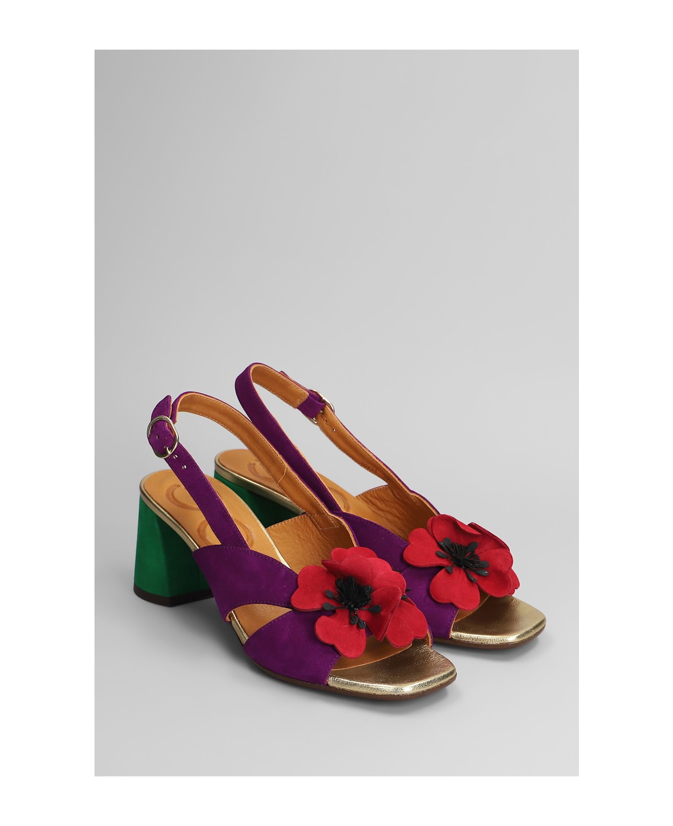 Chie Mihara Rutina 46 Pumps In Viola Suede - Viola