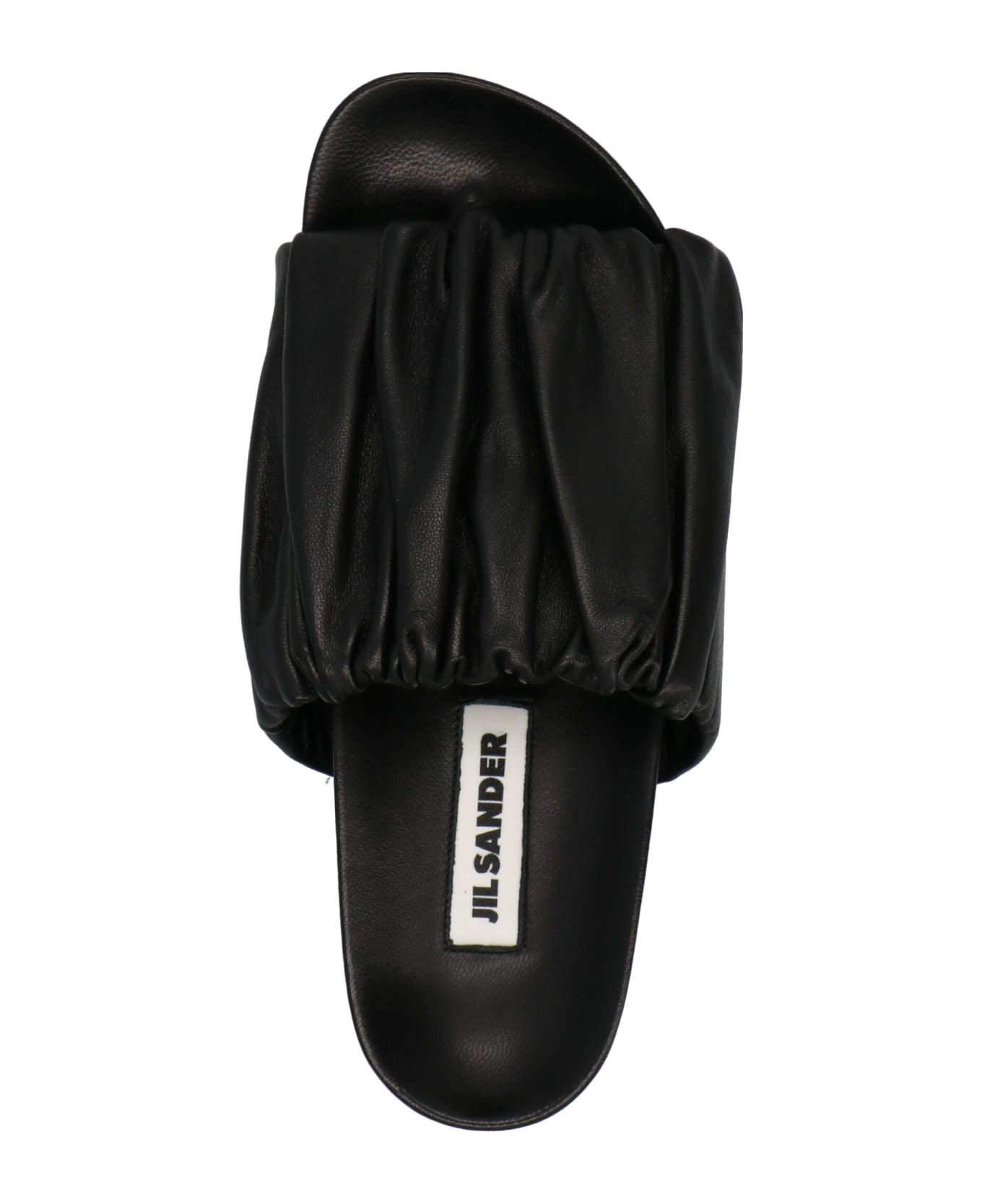Jil Sander Leather Sandals - Black   サンダル