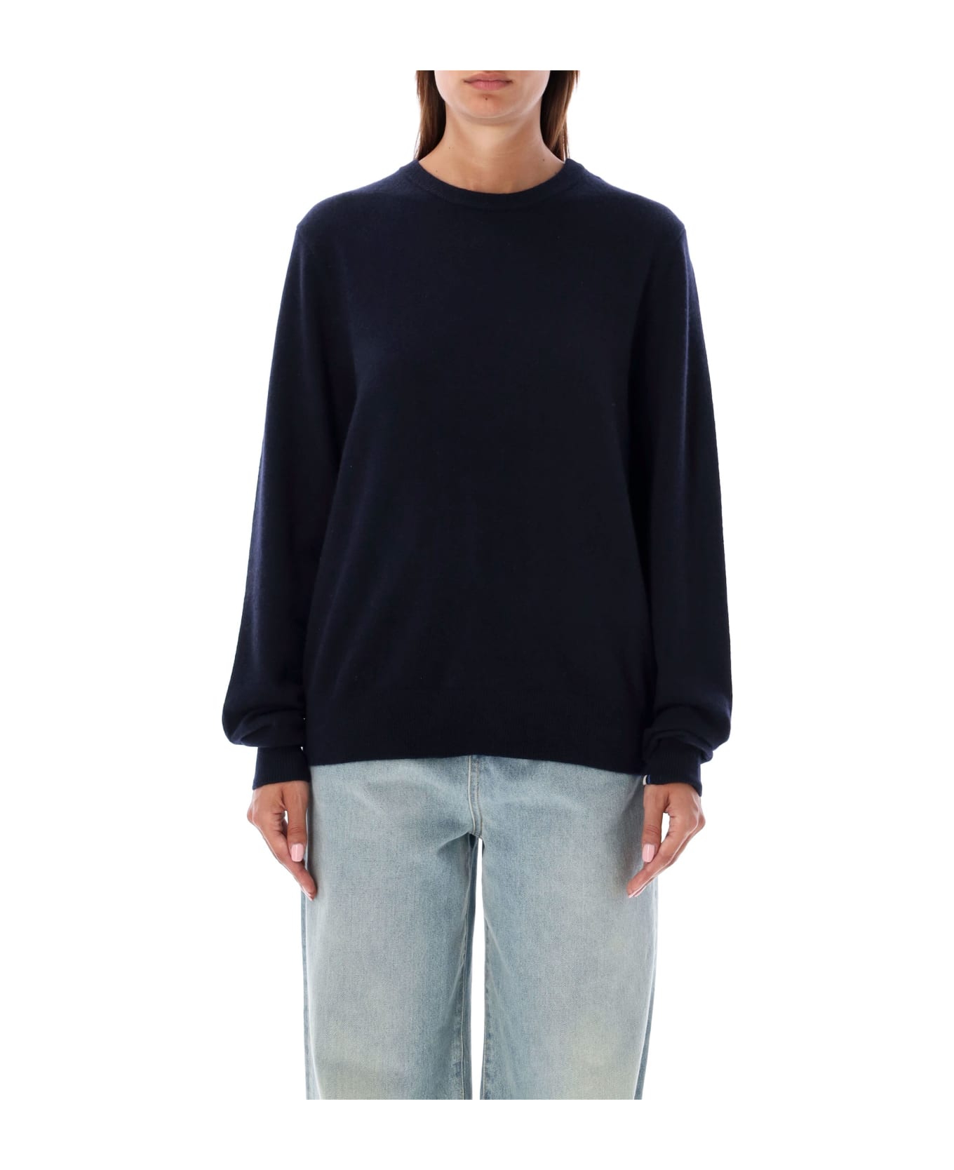 Extreme Cashmere Be Classic Core Sweater - NAVY