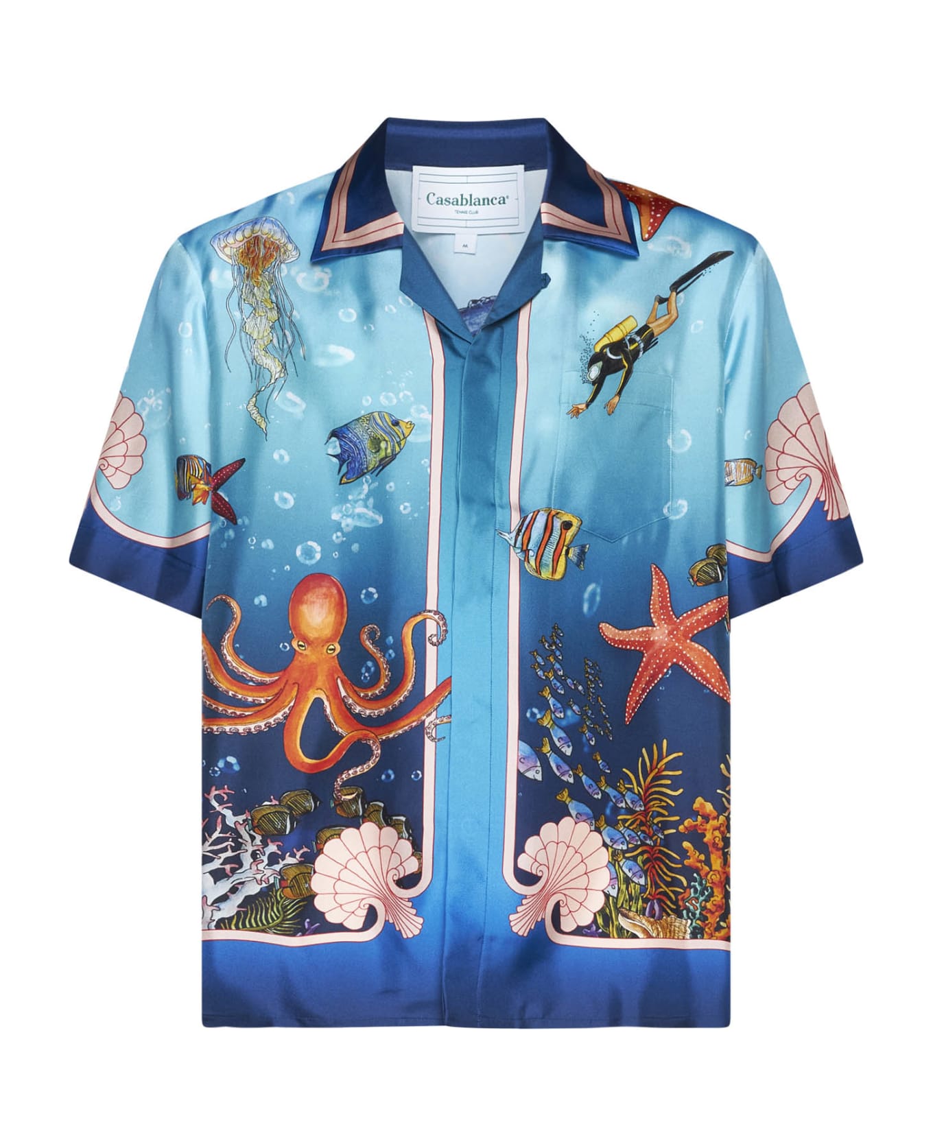 Casablanca Shirt - Fond marin