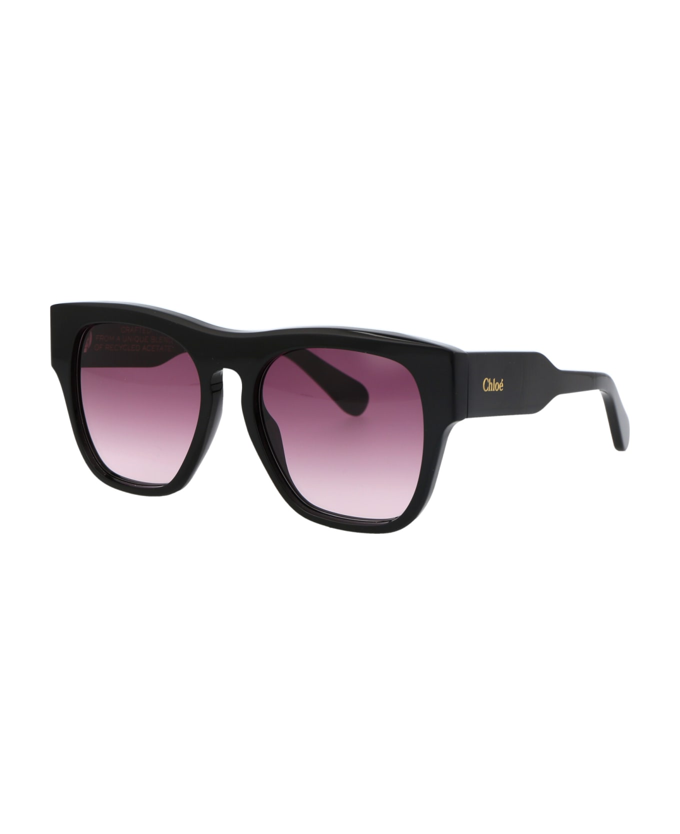 Chloé Eyewear Ch0149s Sunglasses - 001 BLACK BLACK RED