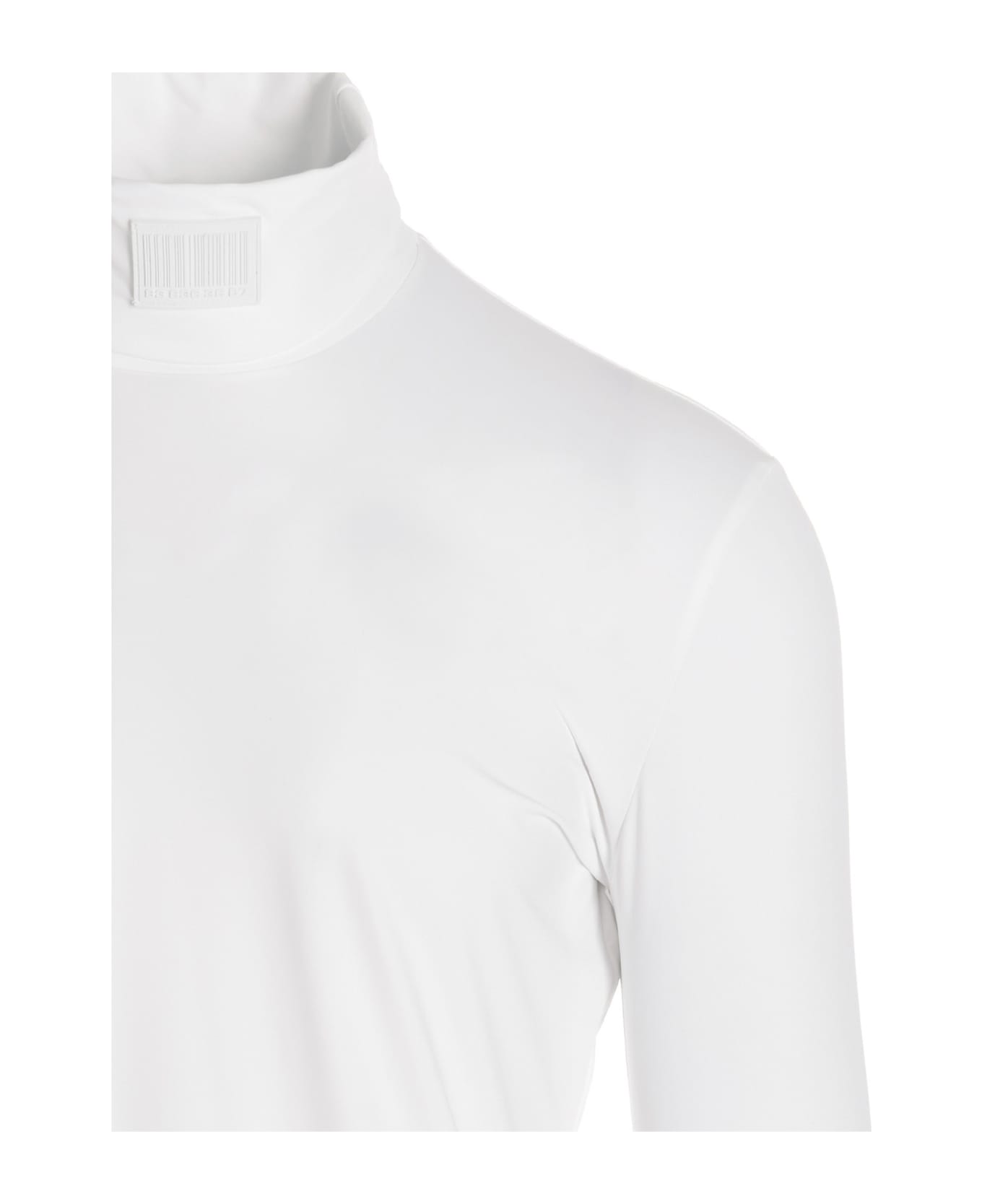VTMNTS Logo Lycra Sweater - White ニットウェア