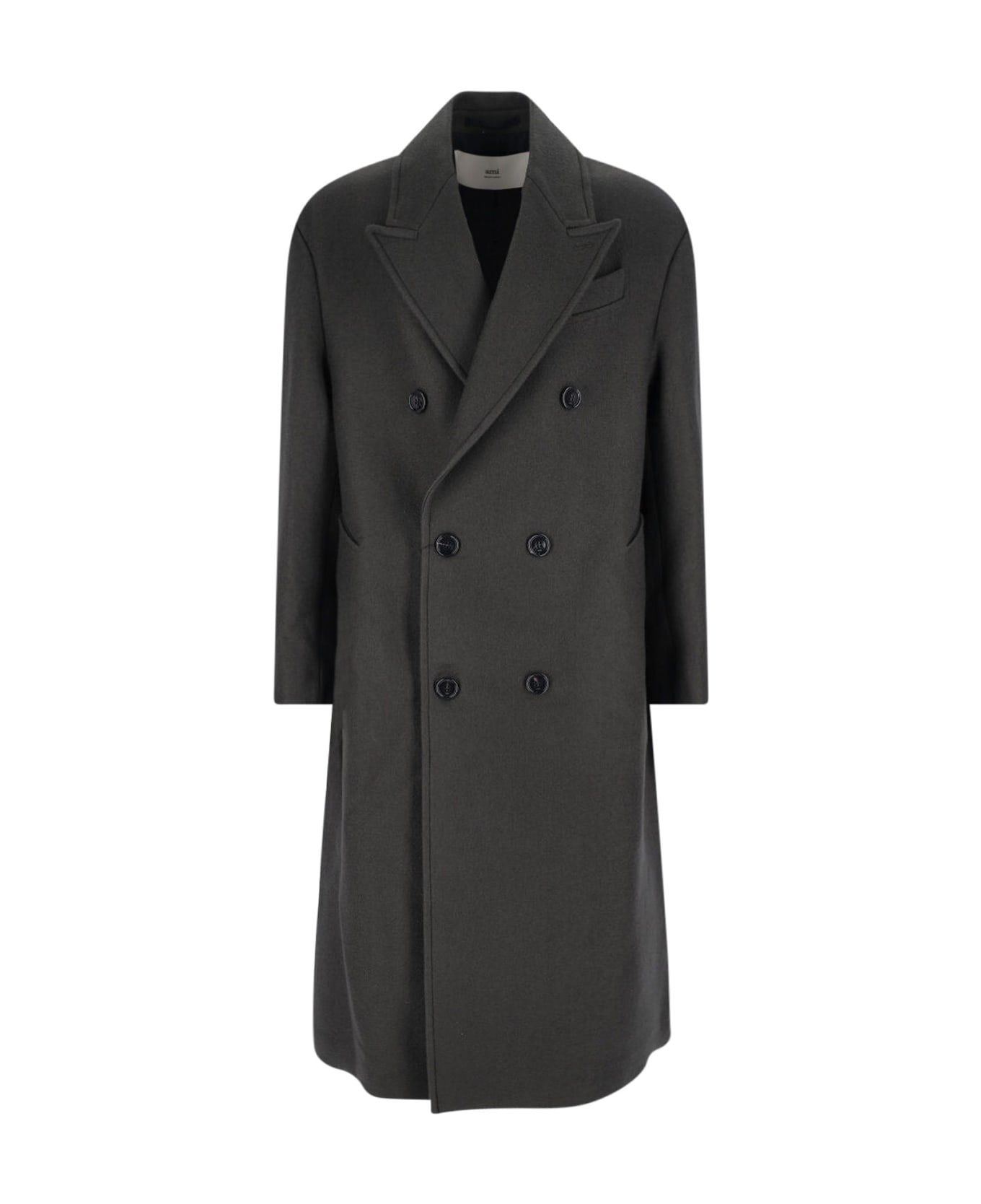 Ami Alexandre Mattiussi Double-breasted Coat - Gray