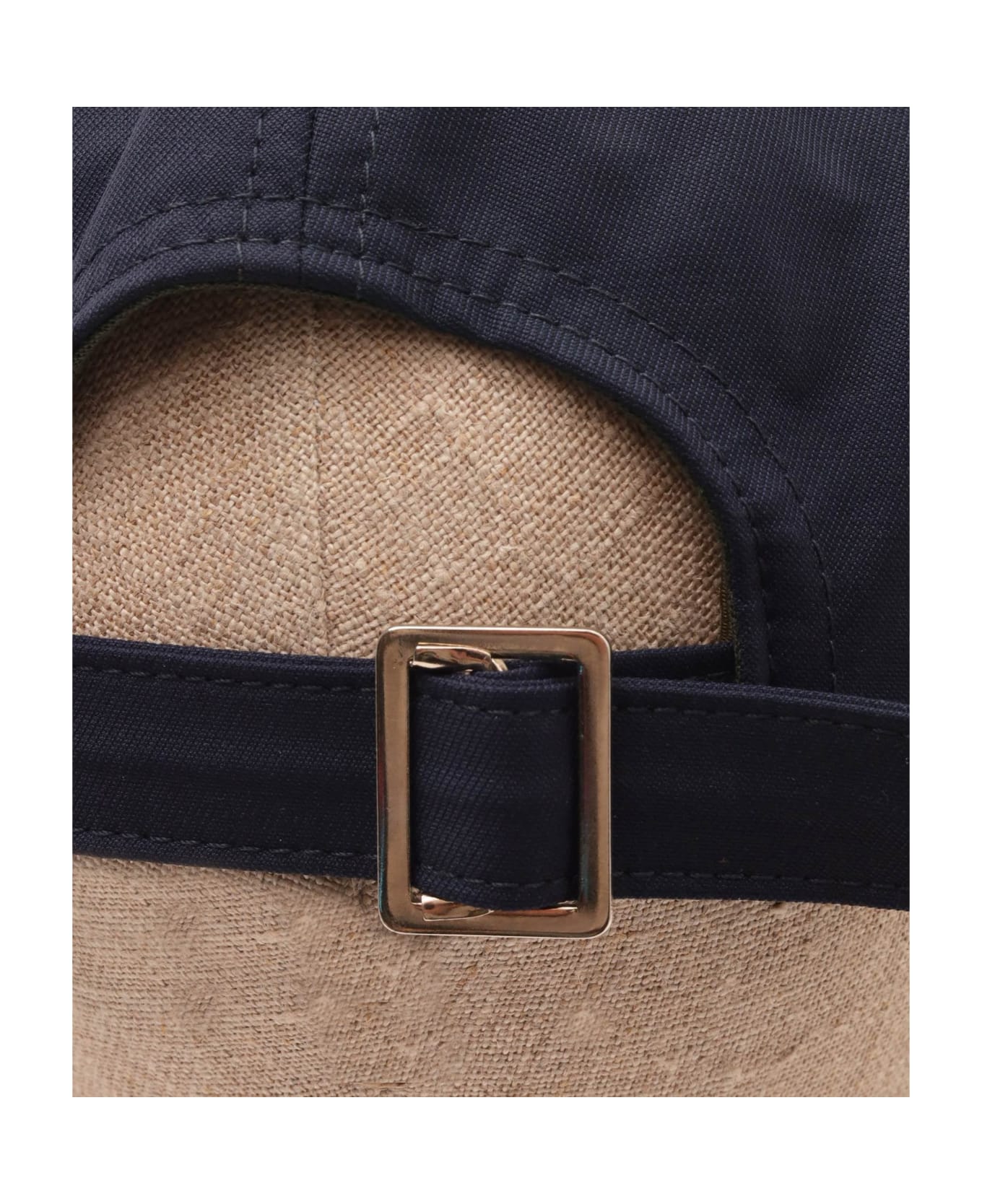Larusmiani Cashmere Baseball Cap Hat - Navy