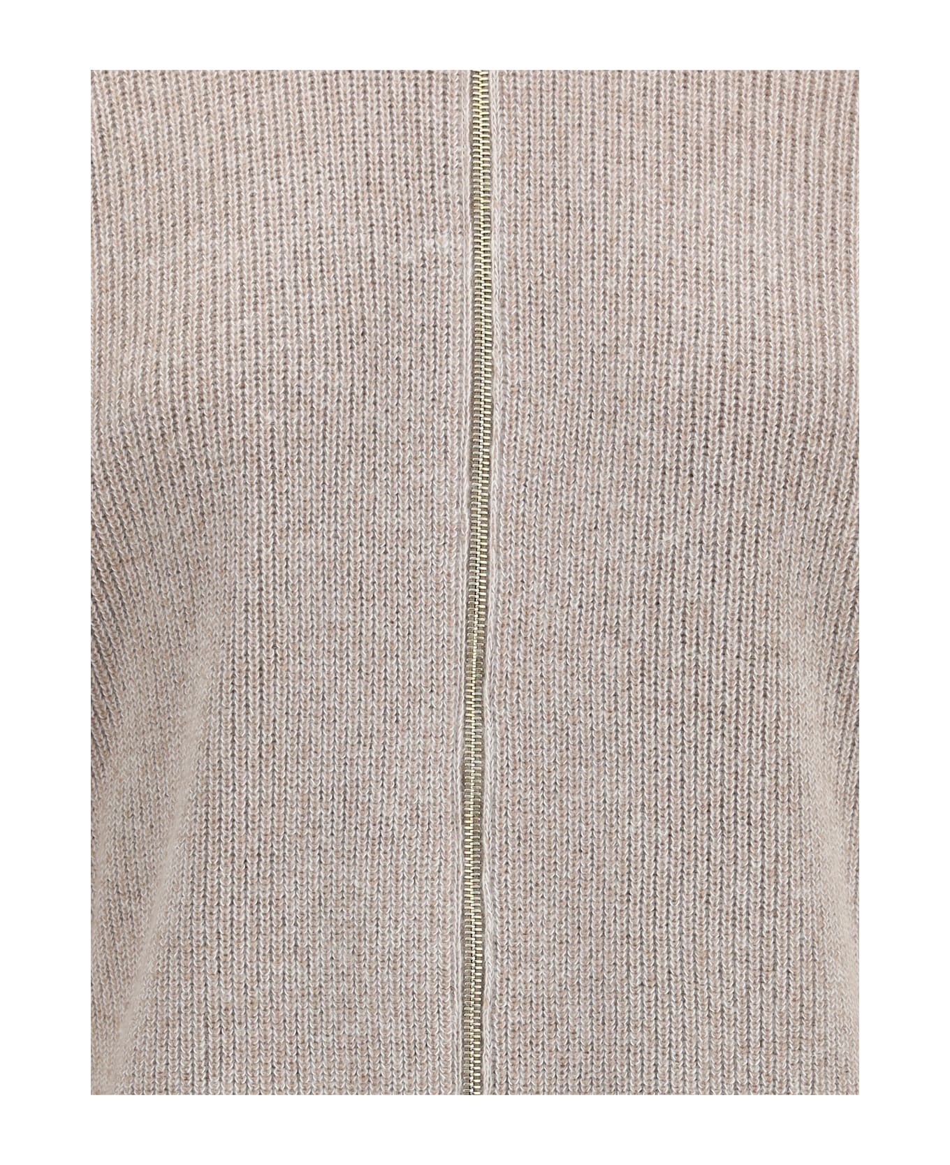 Fabiana Filippi Reversible Platinum Mohair Jacket