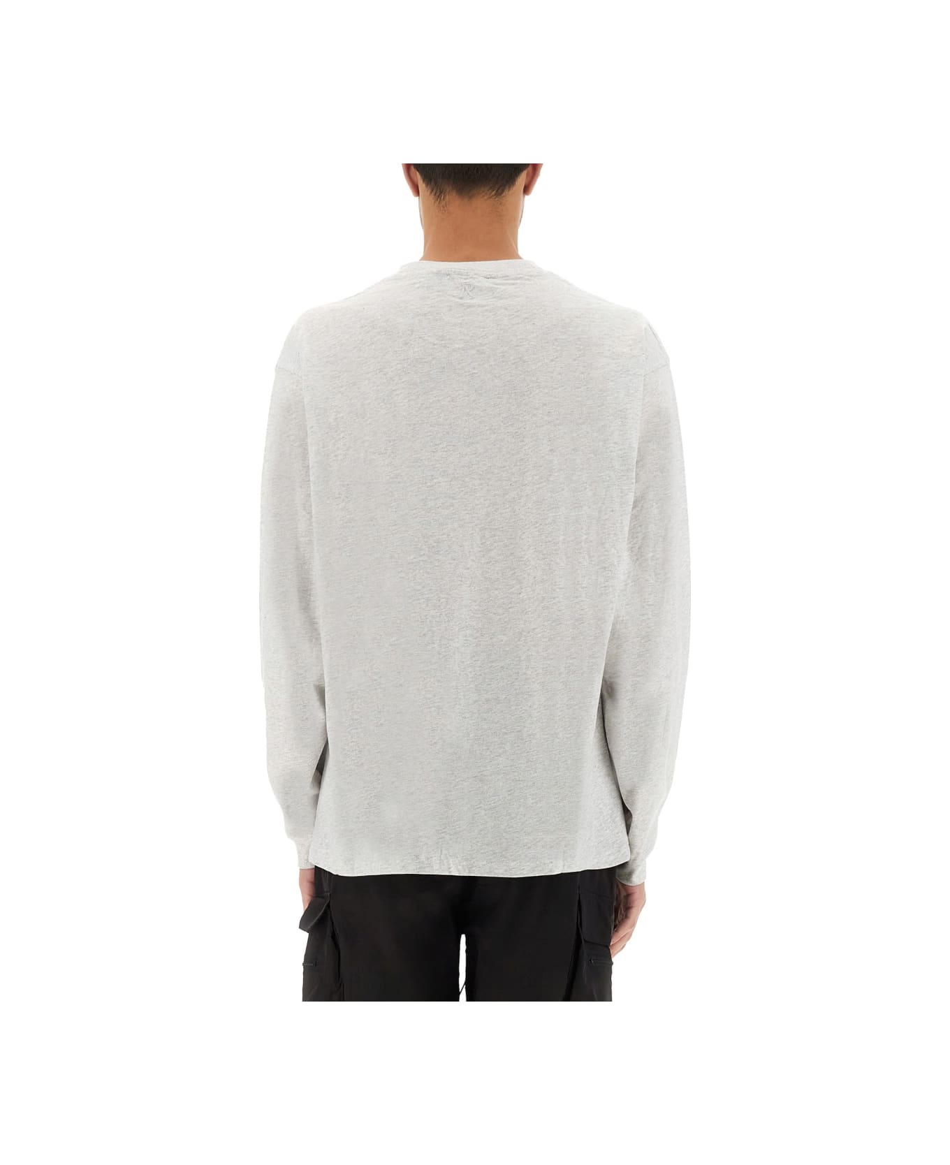 REPRESENT Long Sleeve "initial" T-shirt - GREY