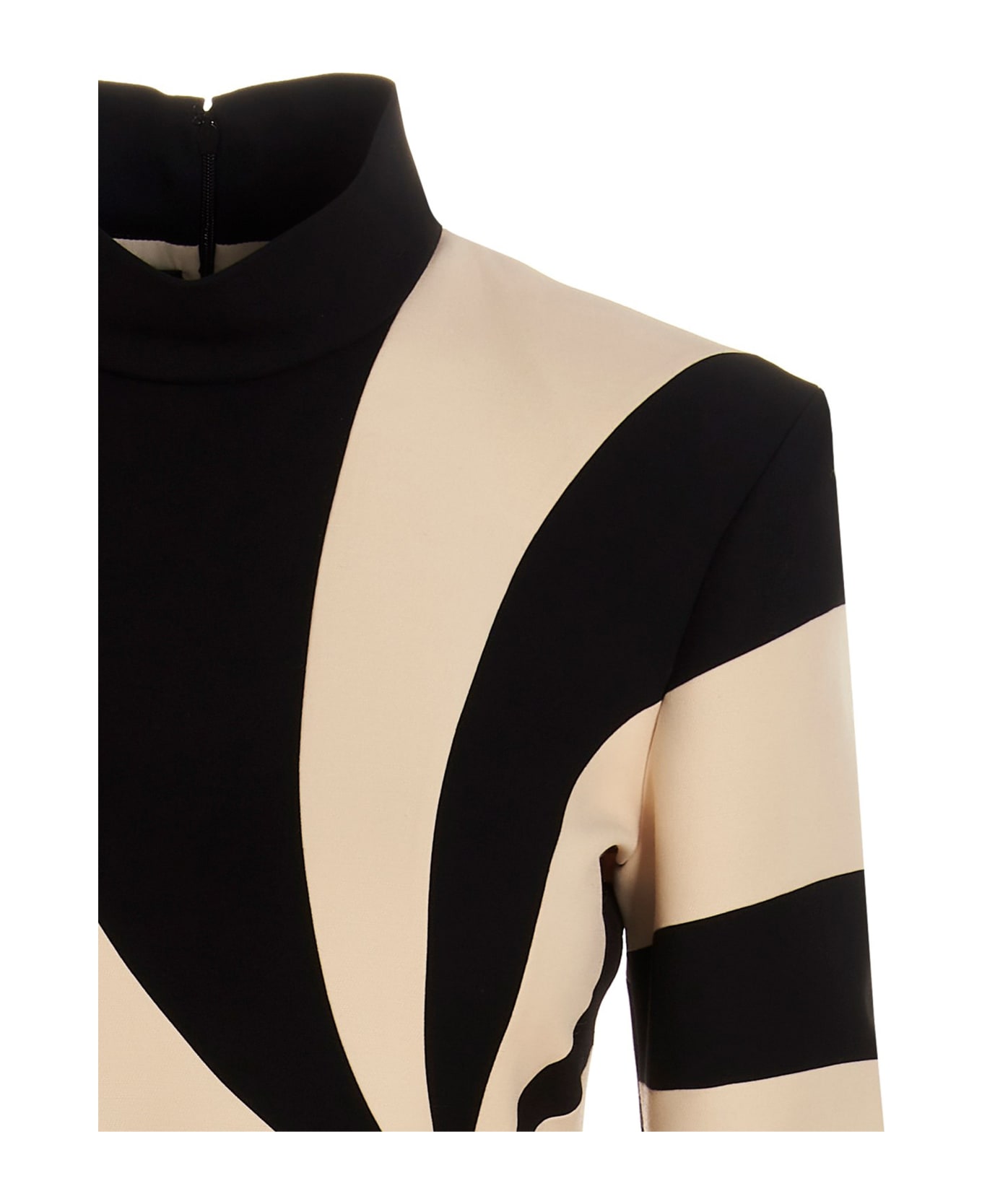 Gucci Geometric Dress - White/Black