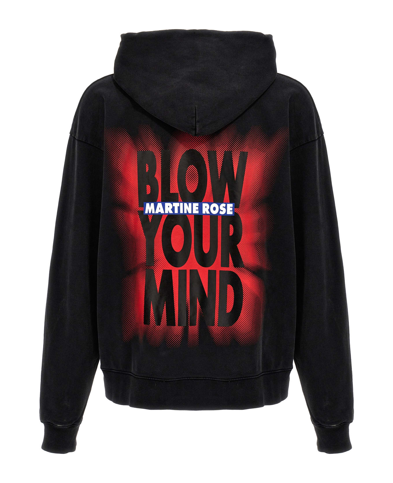 Martine Rose 'blow Your Mind' Hoodie - BLACK フリース