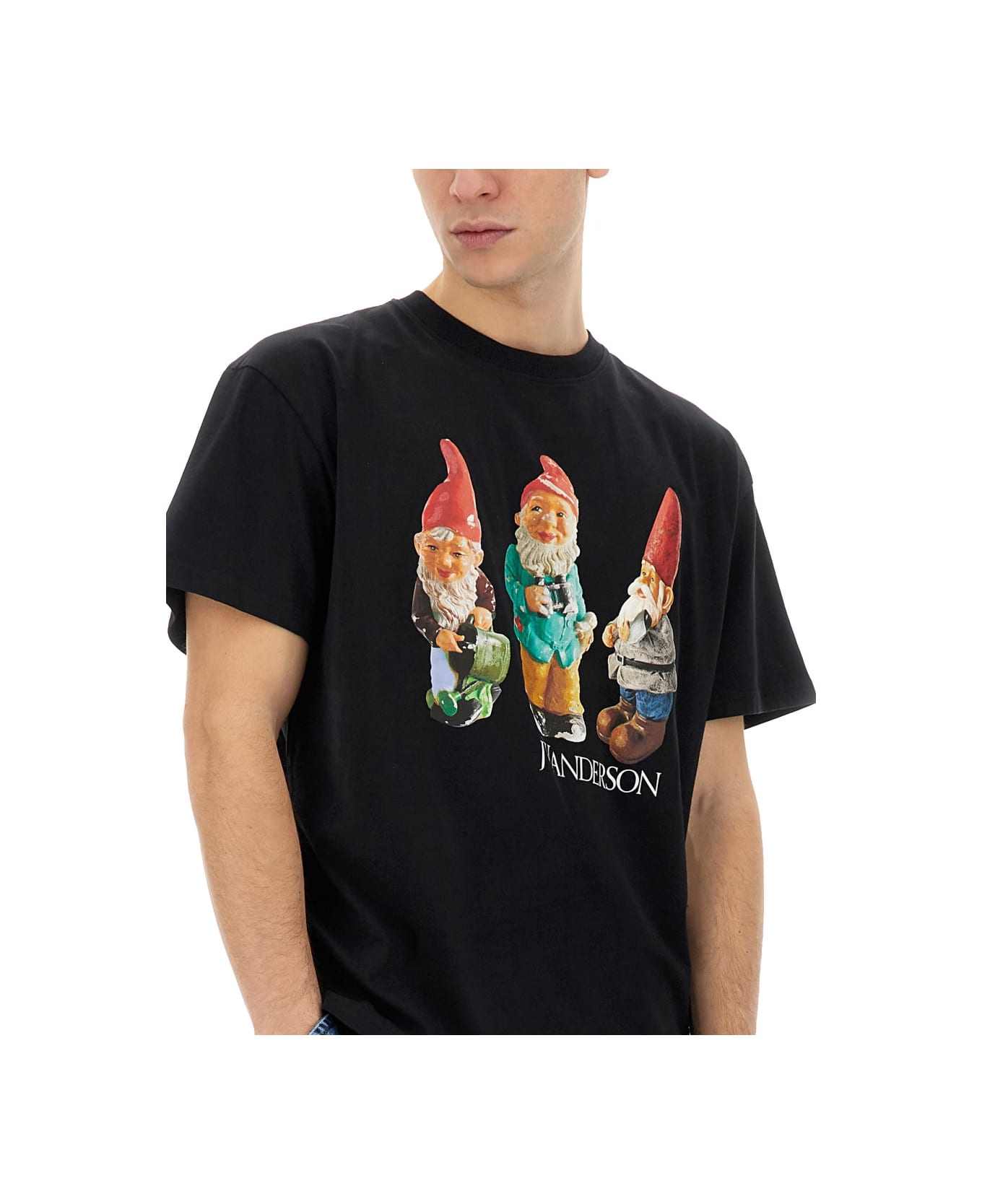 J.W. Anderson 'gnome Trio' T-shirt - Black