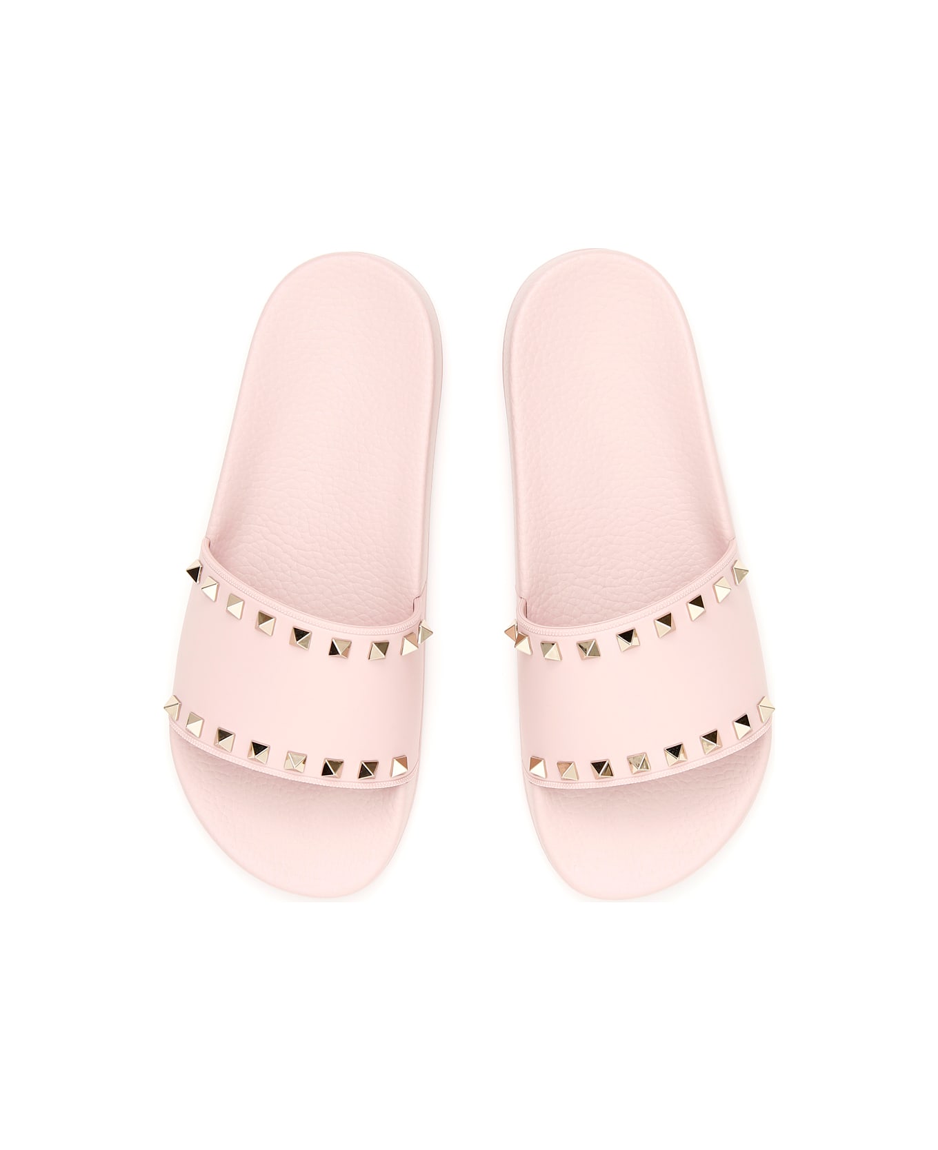 Valentino Rockstud Rubber Slides | italist