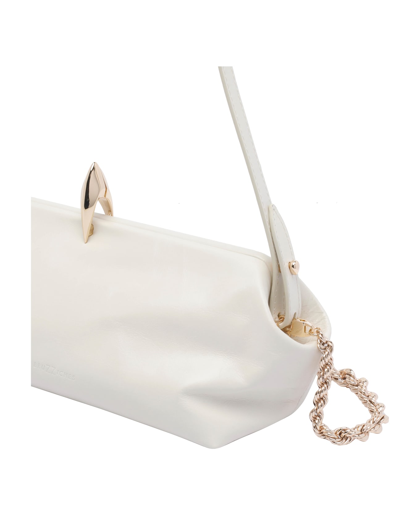 Benedetta Bruzziches Sophia La Petite Shoulder Bag - White