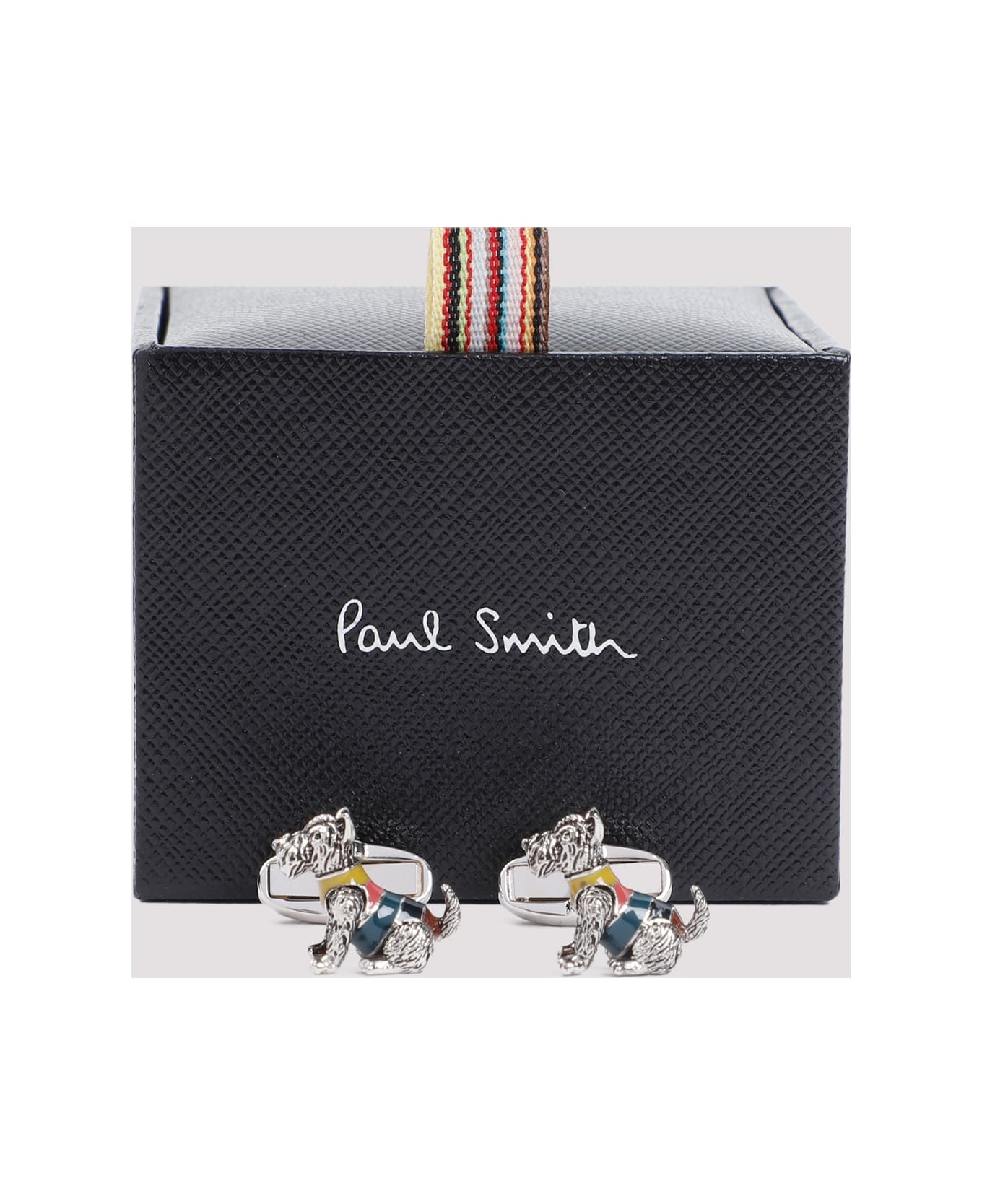 Paul Smith Dog Cufflink - Silver