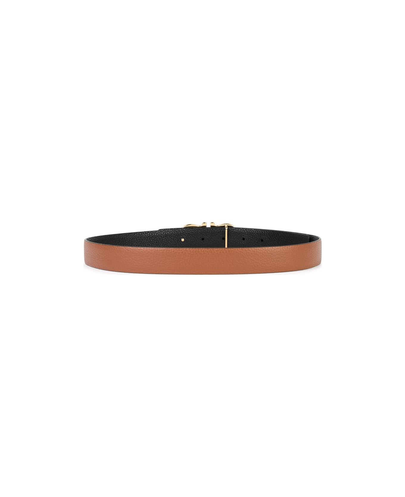 Ferragamo Brown Leather Belt - Brown
