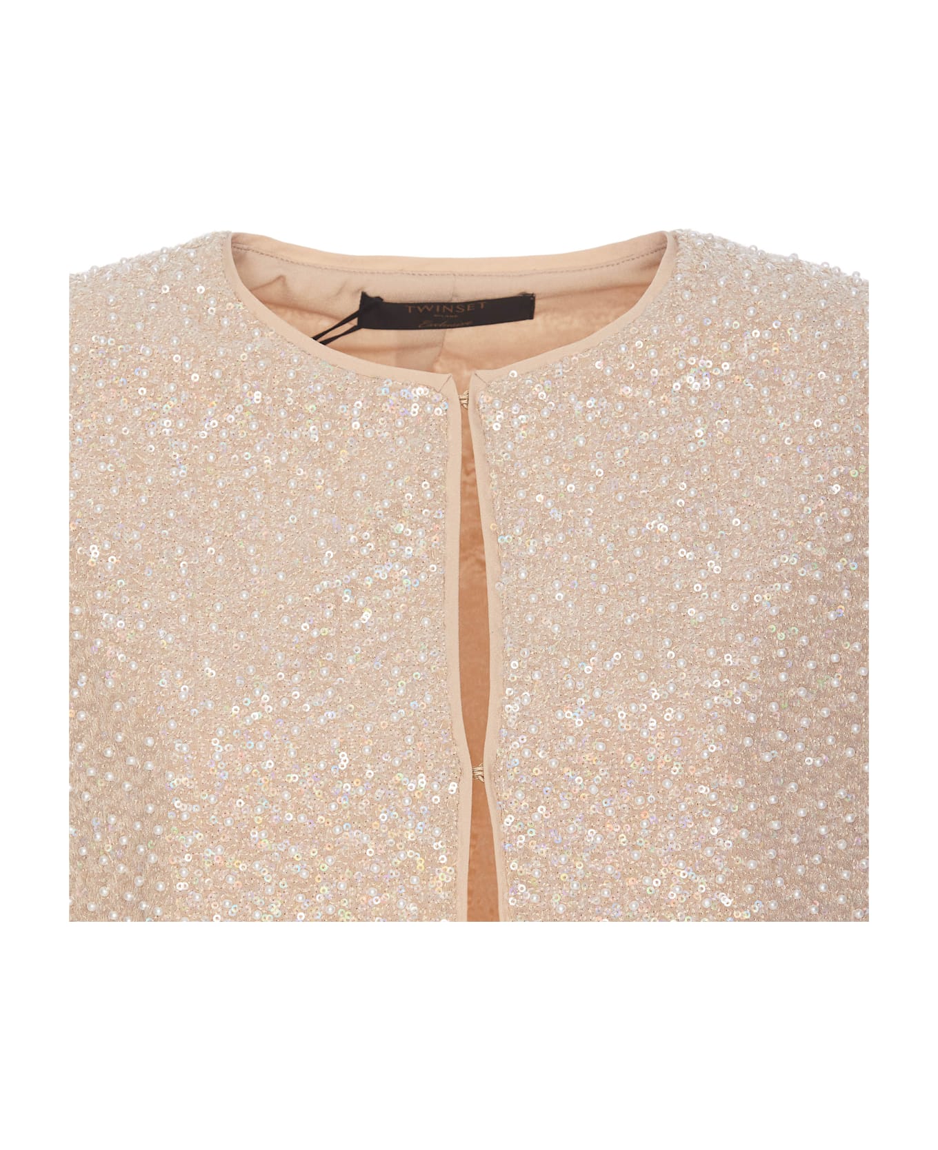 TwinSet Sequins Jacket - Gold
