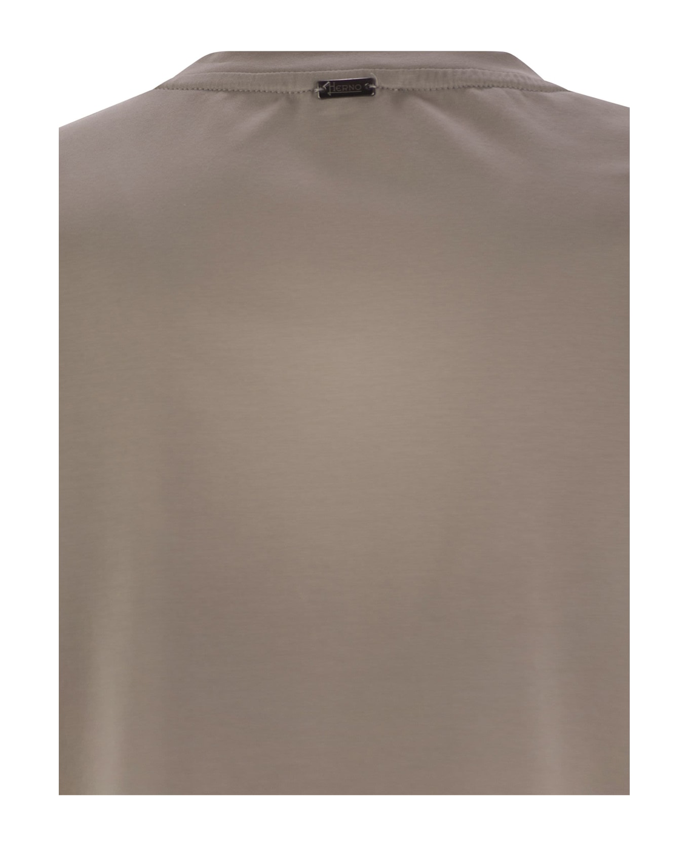 Herno Stretch Cotton T-shirt - Beige