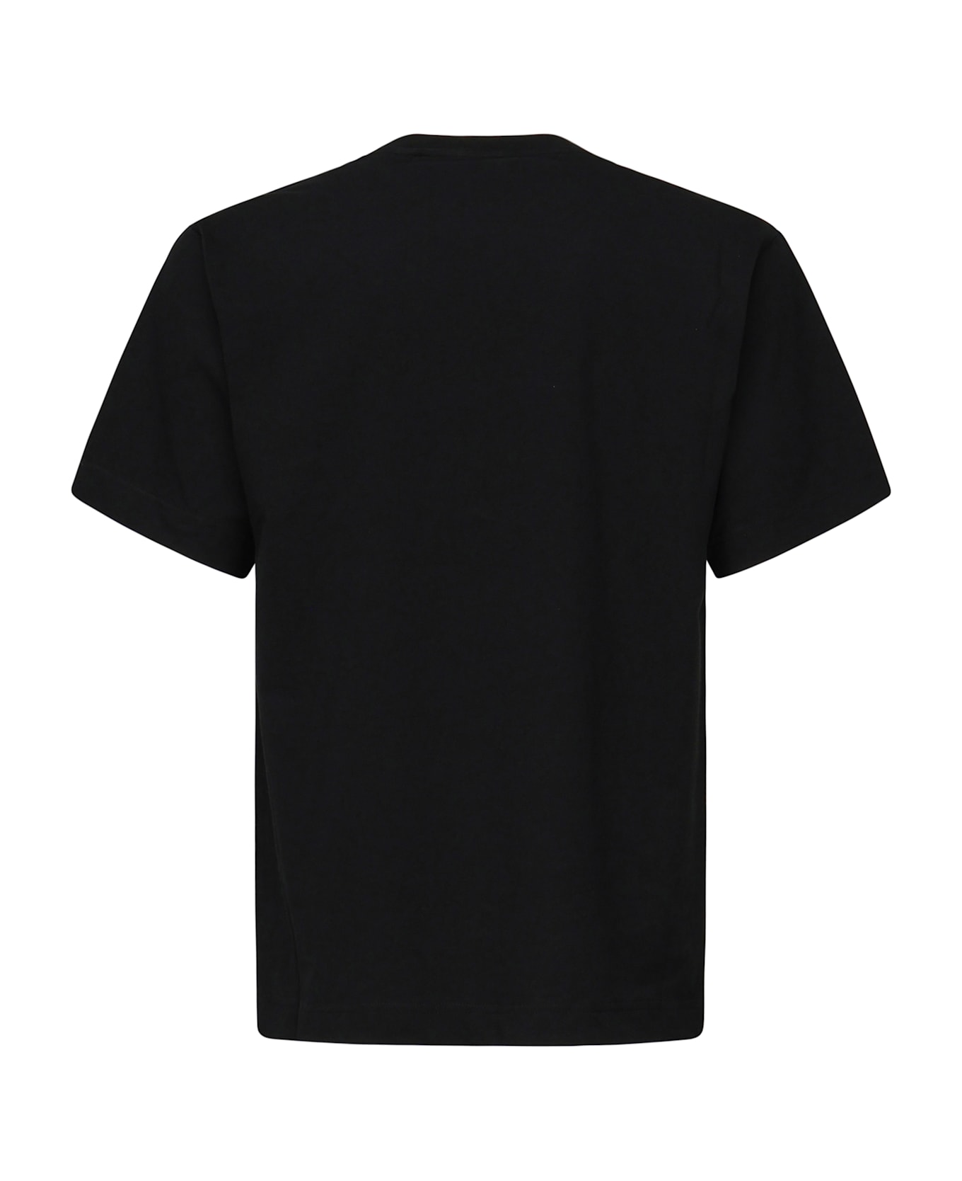 Burberry T-shirt With Cross-stitch Ekd - Black