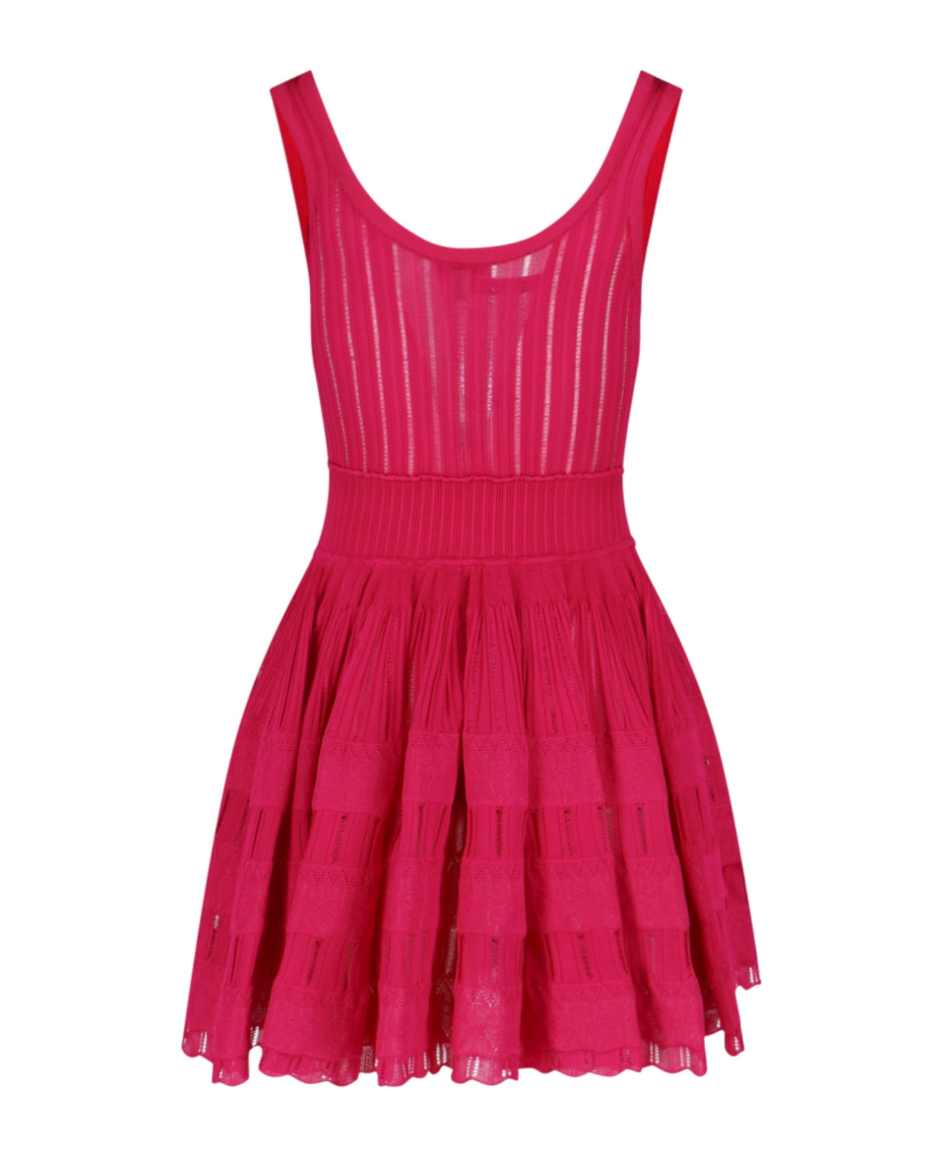 Alaia 'crinoline' Midi Dress - Pink