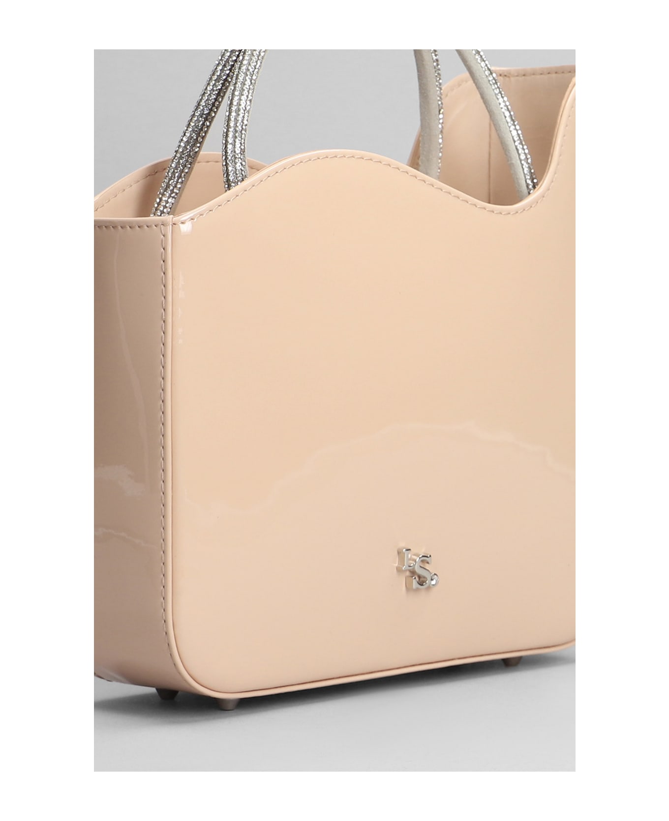Le Silla Ivy Shoulder Bag In Powder Patent Leather - powder トートバッグ
