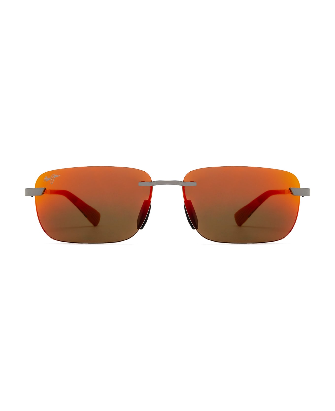 Maui Jim Mj624 Shiny Light Ruthenium Sunglasses - Shiny Light Ruthenium