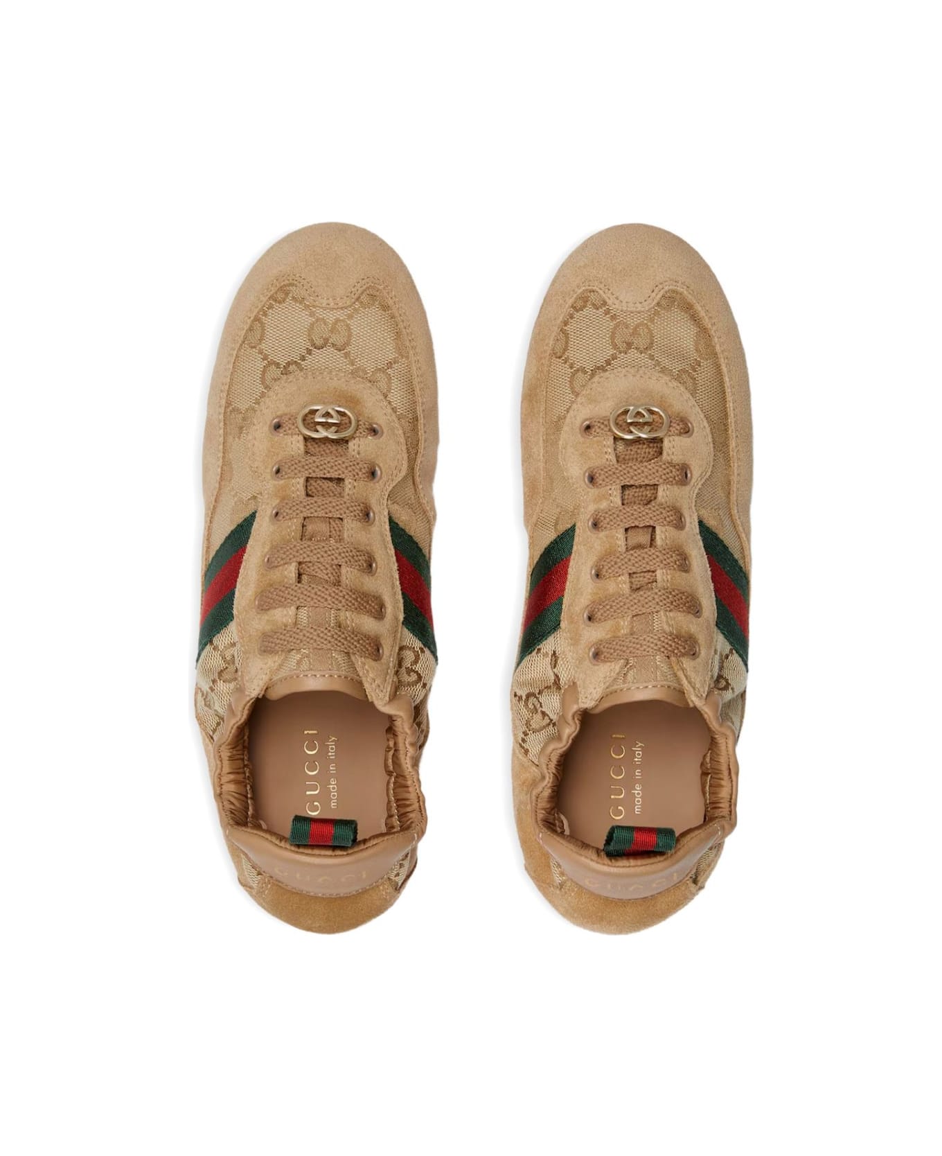 Gucci Shift Sneakers - Beige