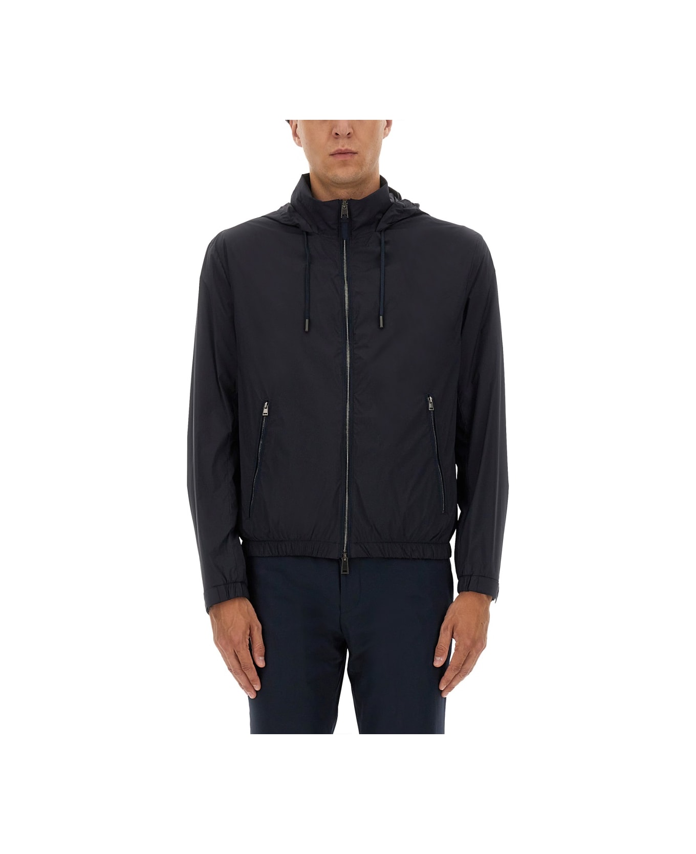 Hugo Boss Water-repellent Windbreaker - BLUE