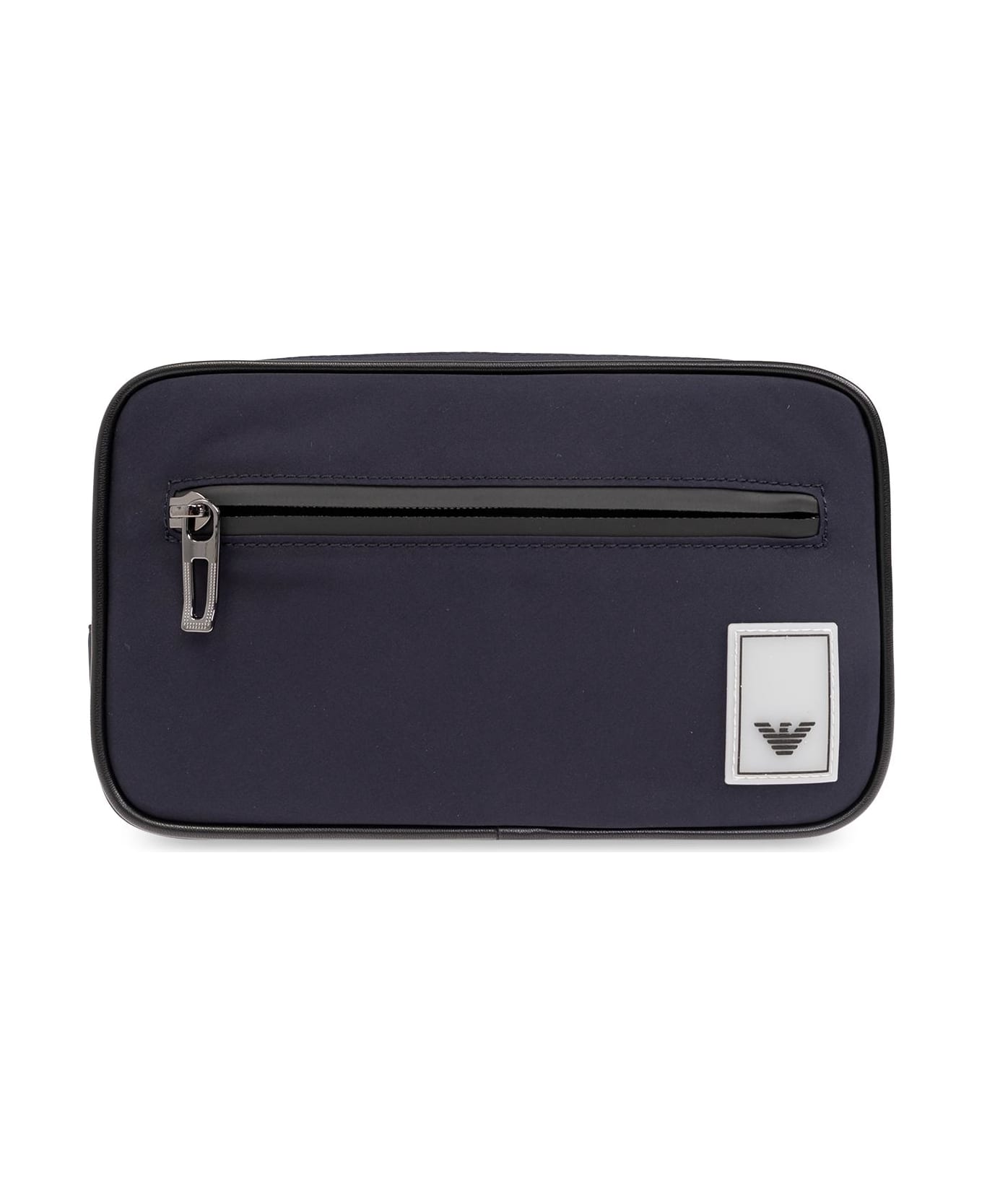 Emporio Armani Belt Bag With Logo - Blu