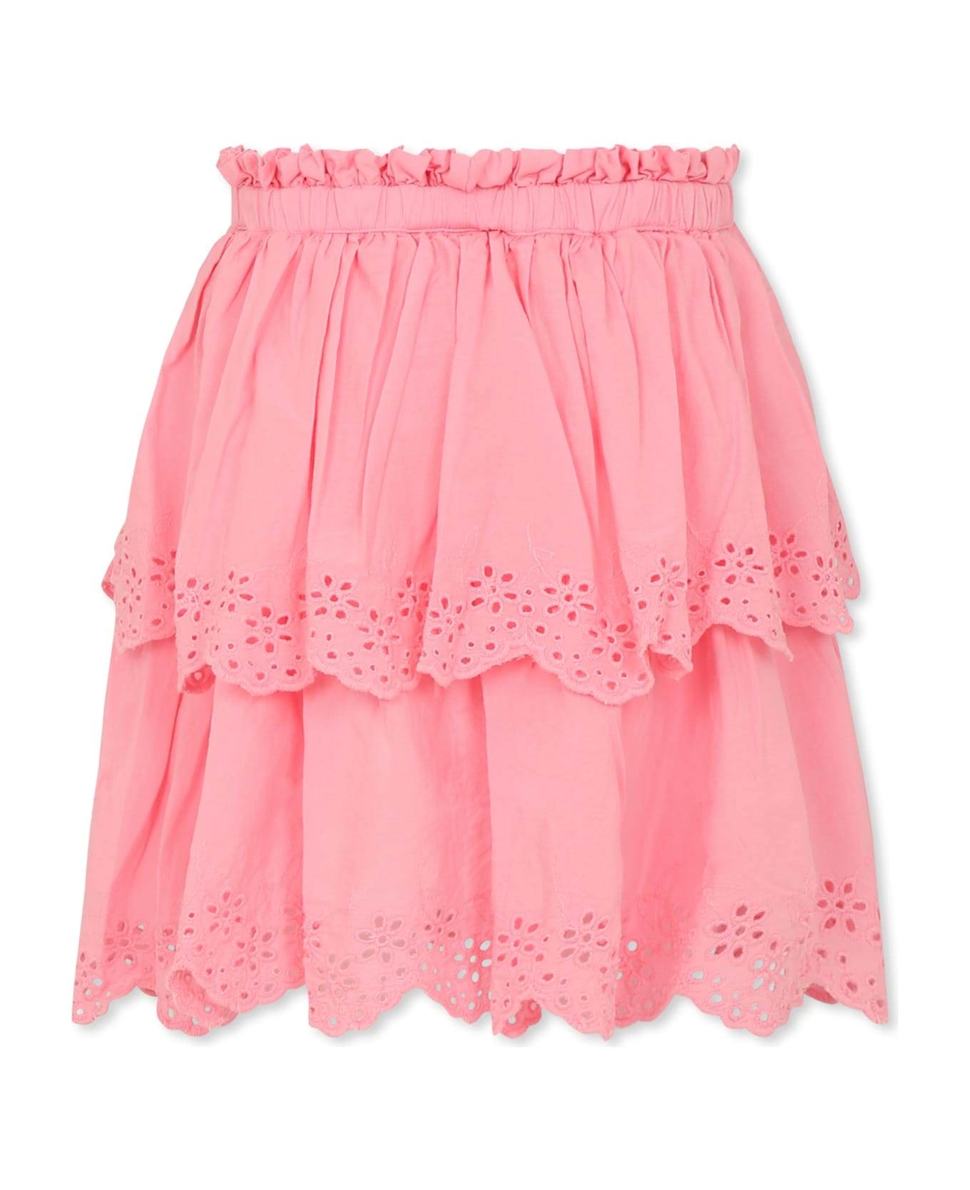 Molo Pink Skirt For Girl - Pink