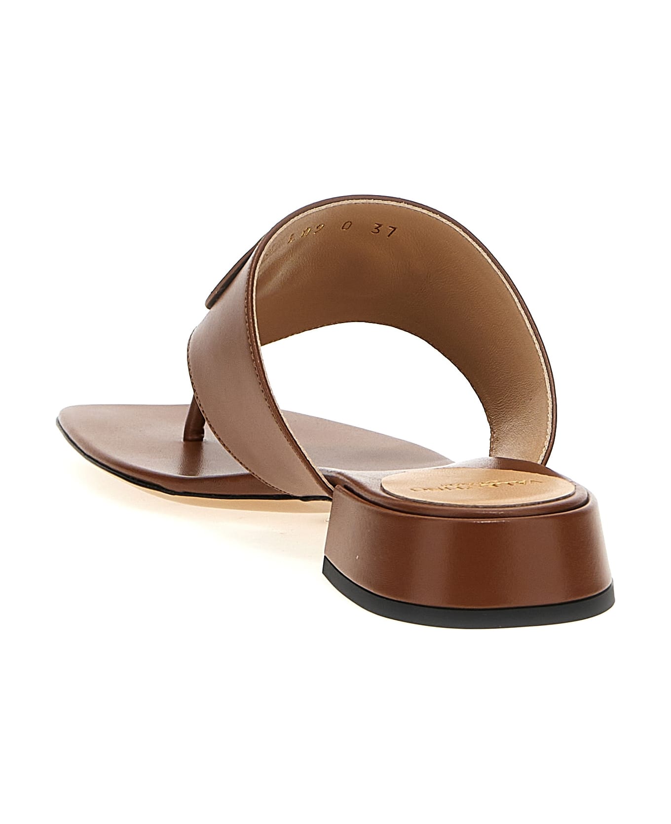 Valentino Garavani Vlogo Signature Sandals - Brown