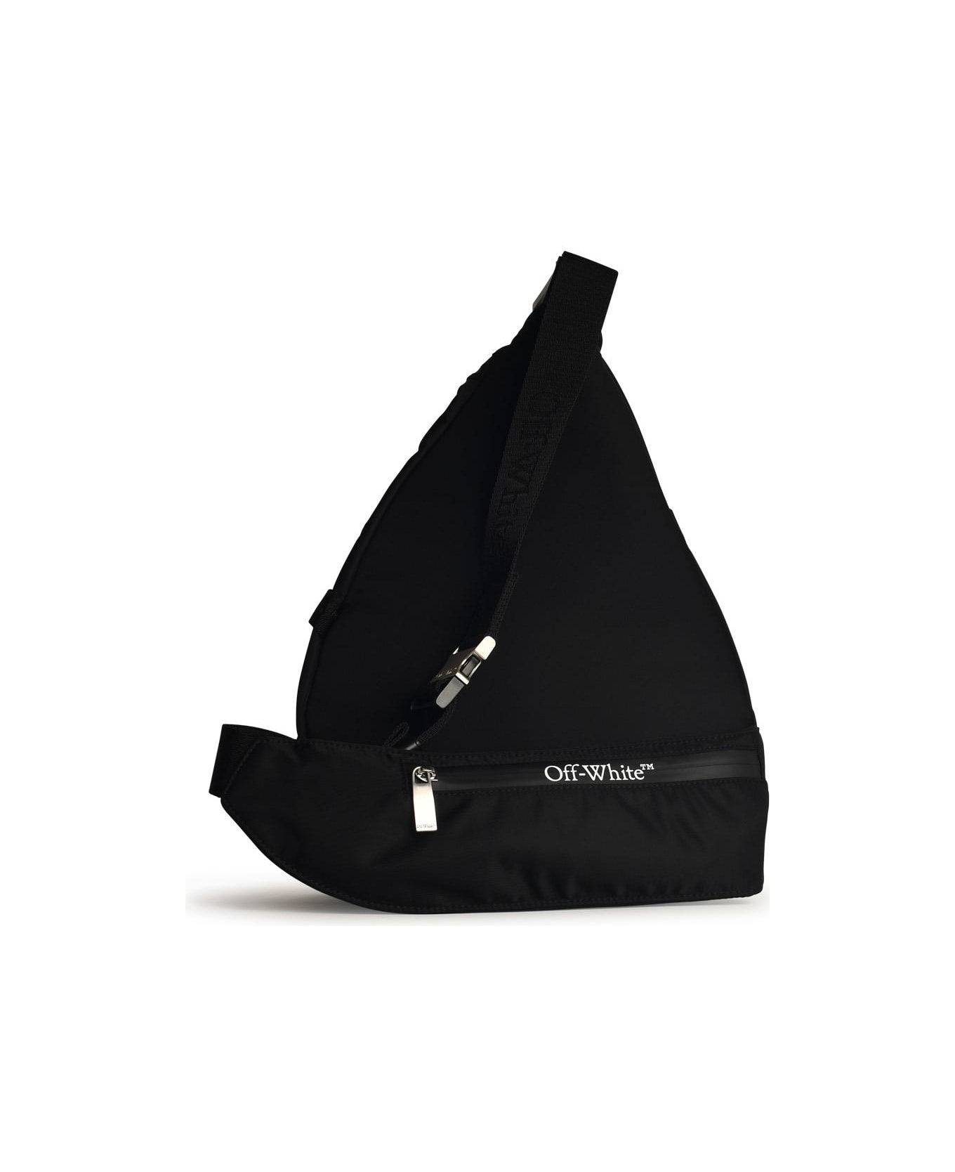 Off-White 'outdoor' Black Nylon Blend Fanny Pack - Black