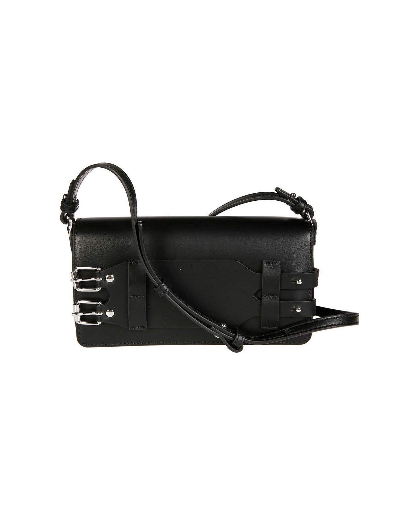 【送料&関税込】MM6 Maison Margiela Buckle Detailed Small Sh MM6 Maison Margiela Buckle Detailed Small Shoulder Bag