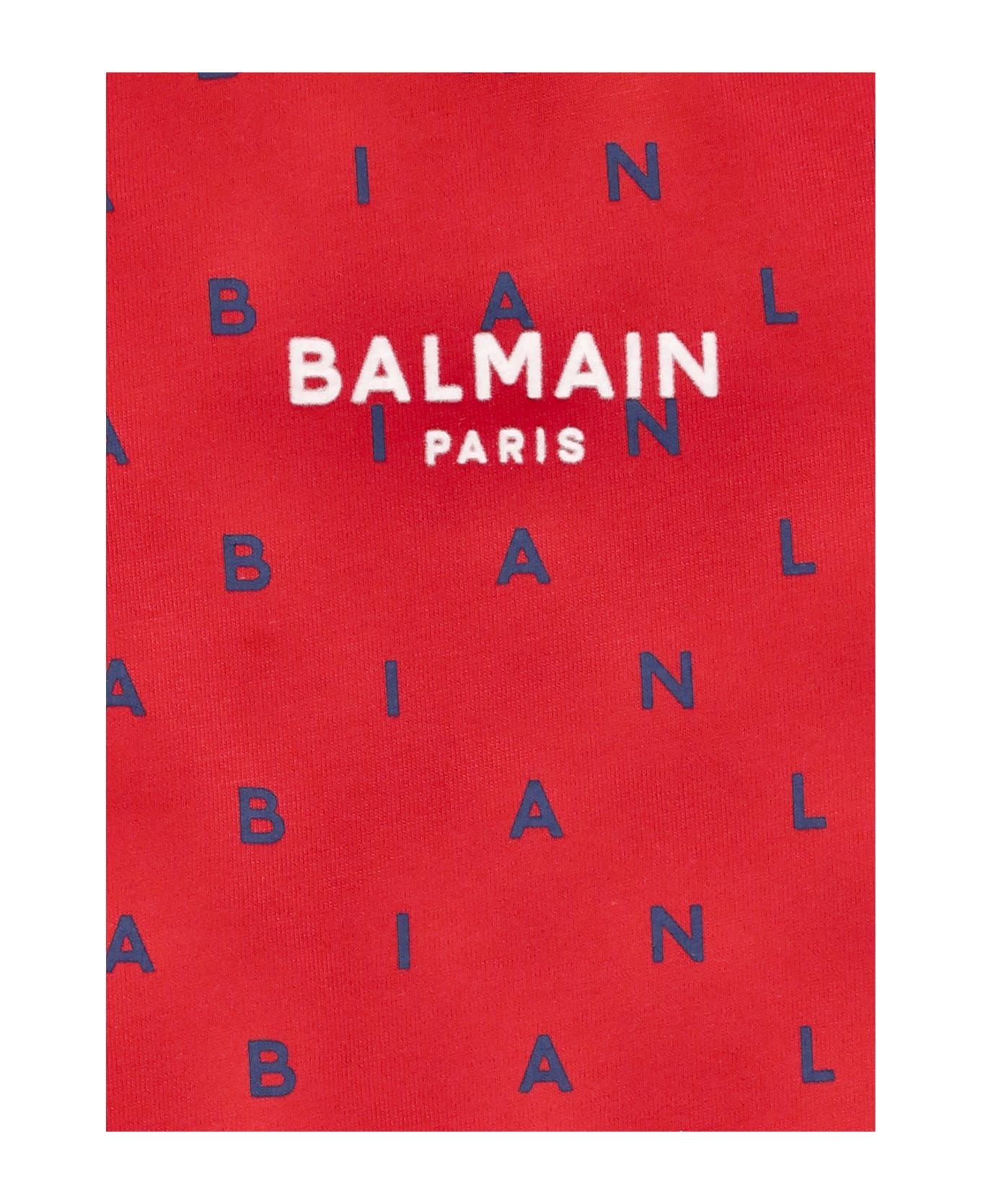 Balmain logo Logoed Dress - Red