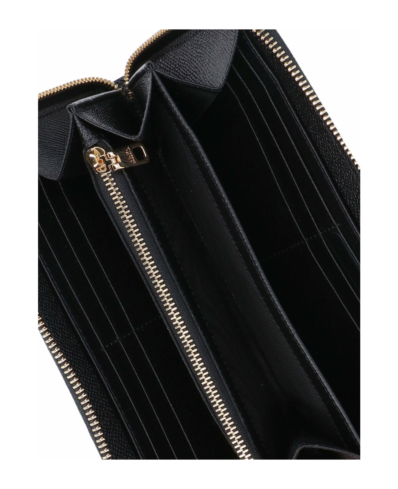 Dolce & Gabbana Zip-around Wallet - Black   財布
