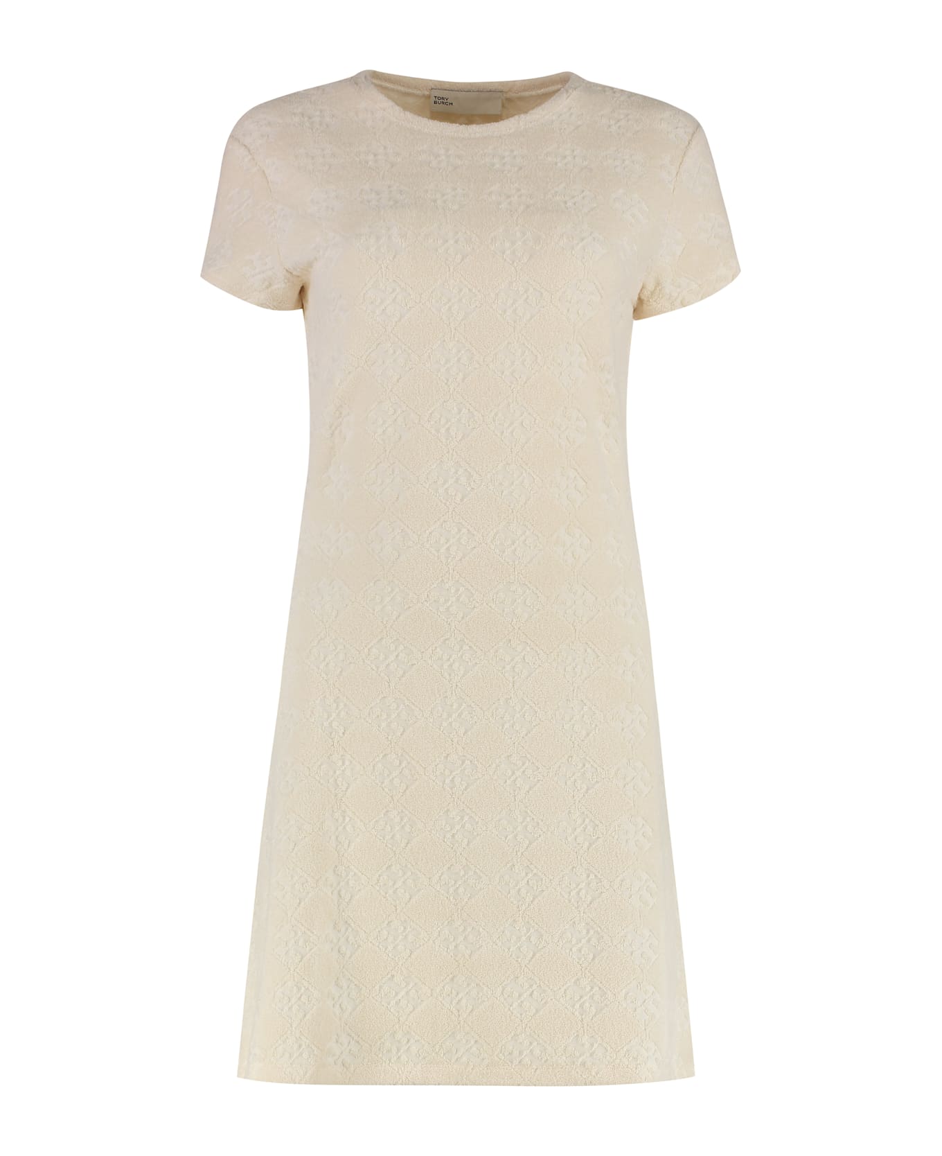 Tory Burch Terry Cotton-blend Dress - Ivory