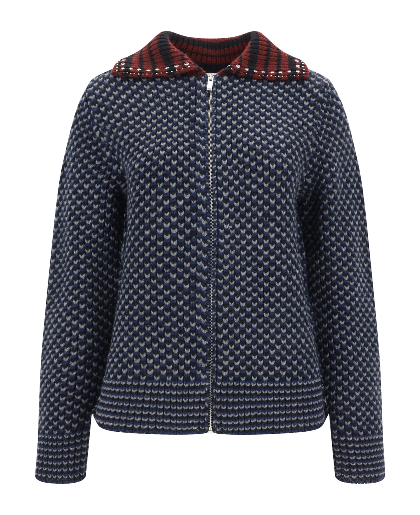 Valentino Jacket - Blu/nero/bordeaux